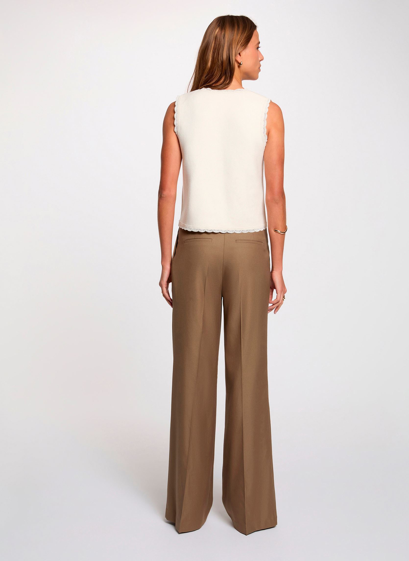 Pantalons droit 261-PFIDI.F femme vert Morgan Pantalons droit 261-PFIDI.F femme vert CAPERS
