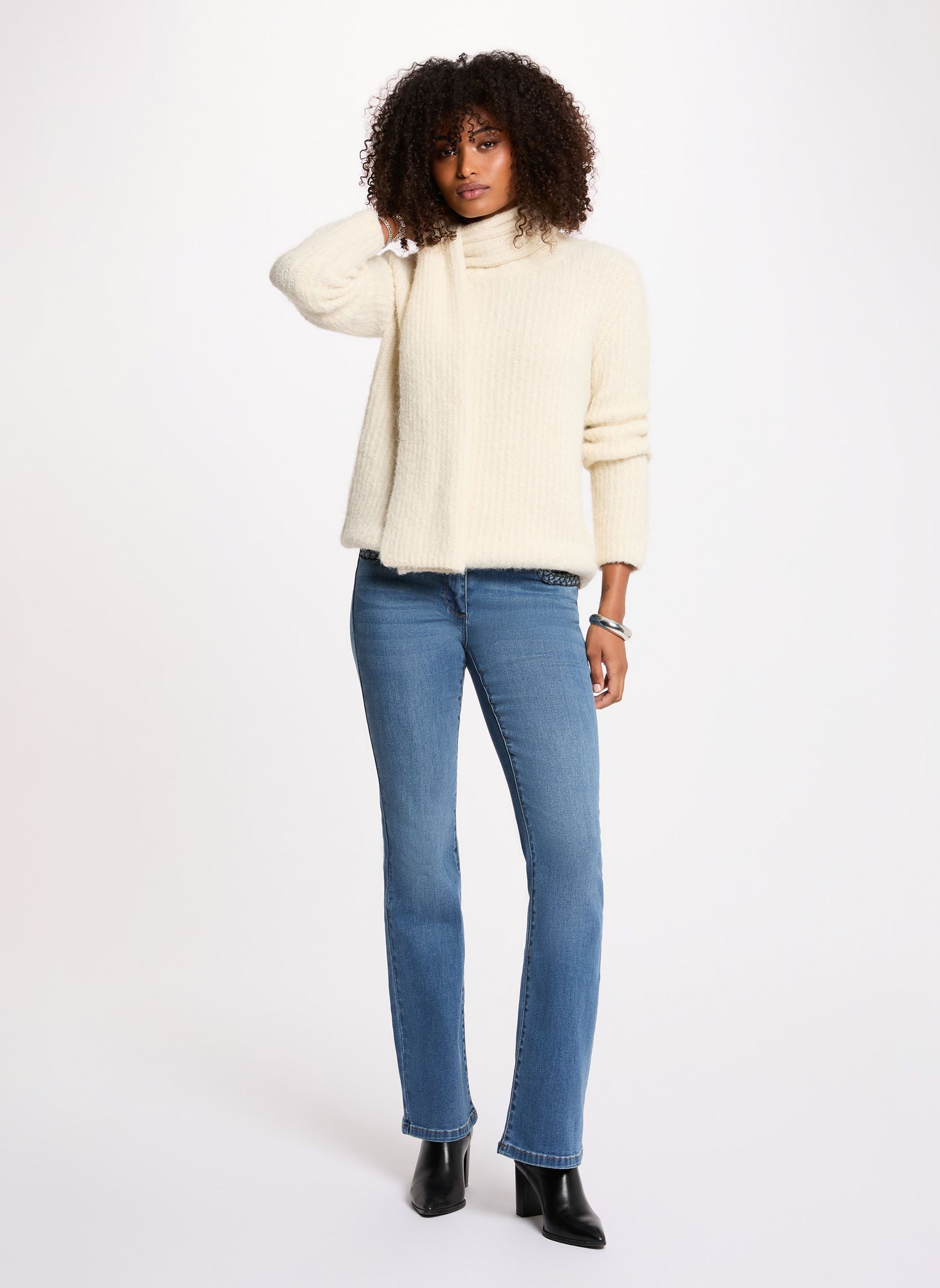 Jeans droit 261-POLIE femme bleu Morgan Jeans droit 261-POLIE femme bleu DENIM STONE