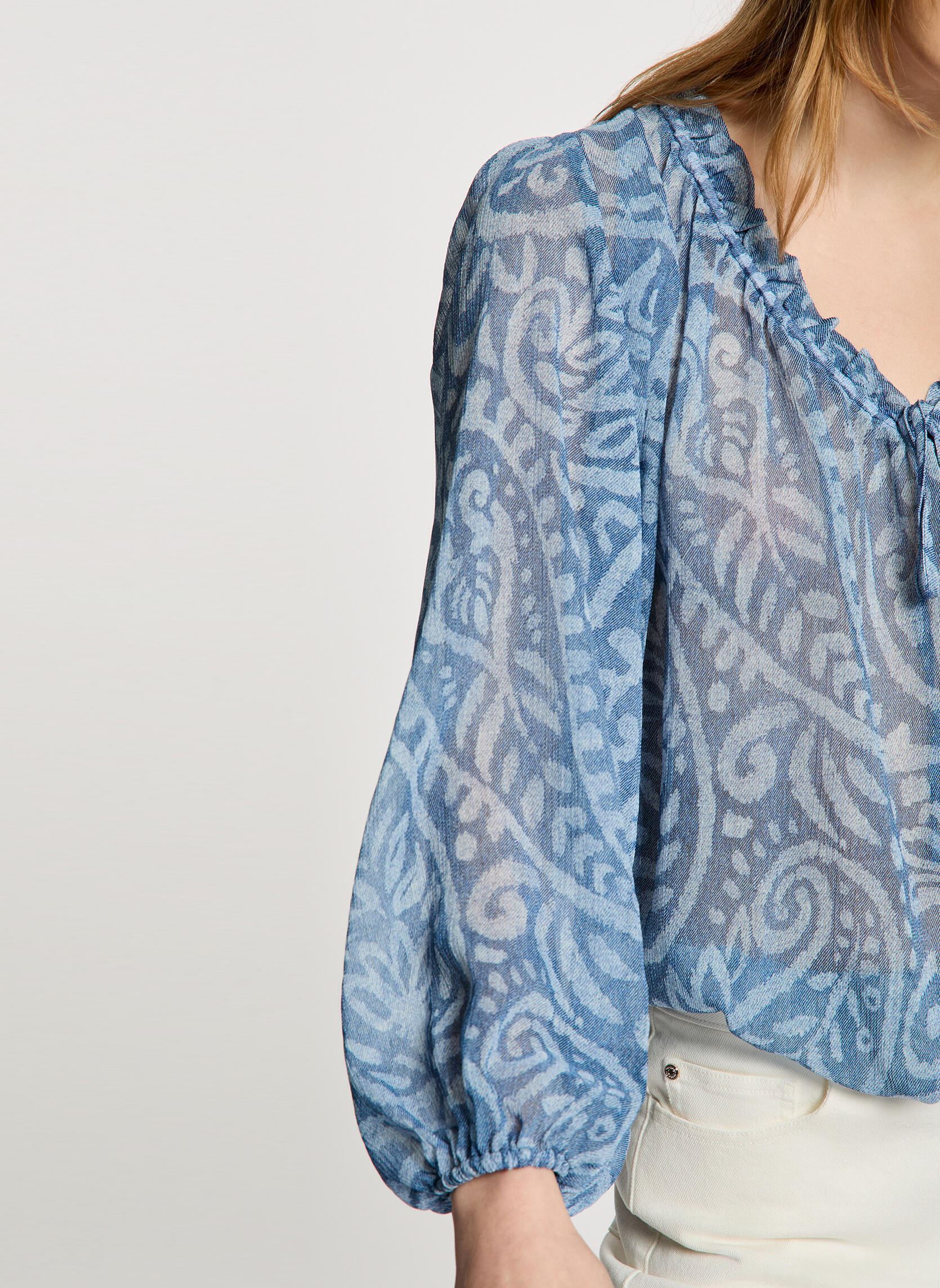 Blouses manches longues 261-OSKO.F femme multicolore Morgan Blouses manches longues 261-OSKO.F femme multicolore MULTICO