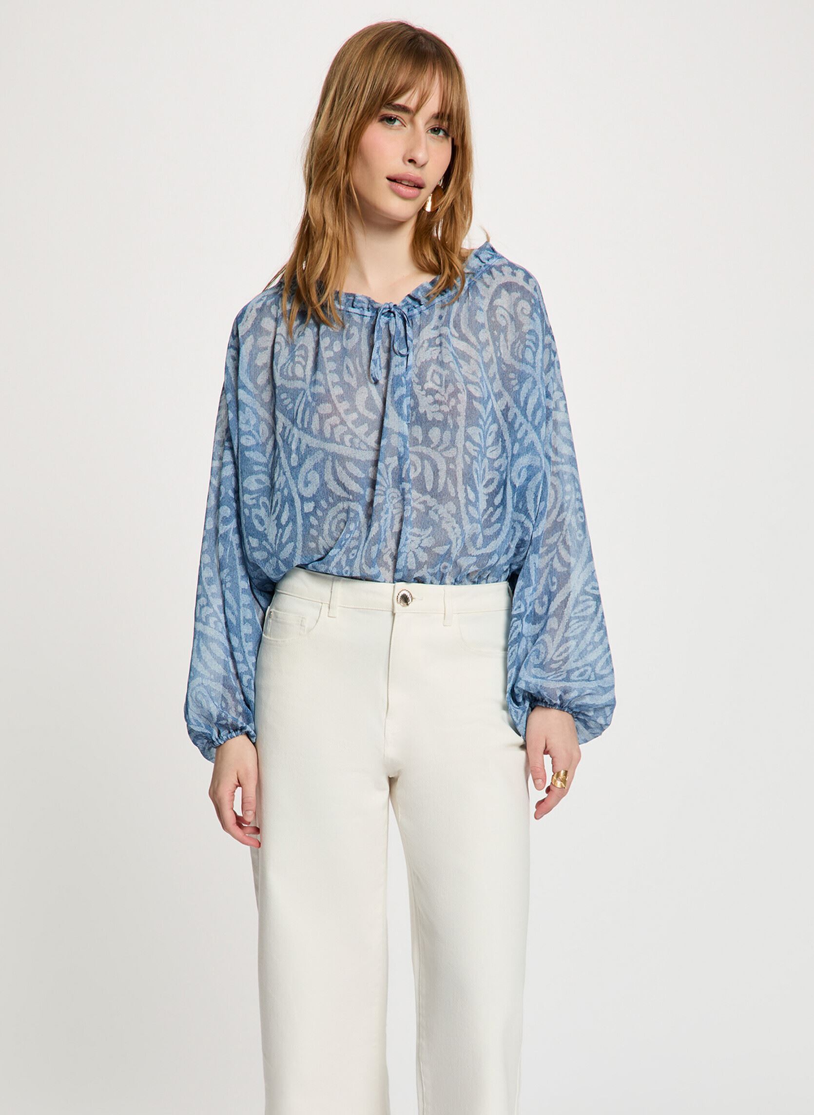 Top manches bouffantes femme - vue 4