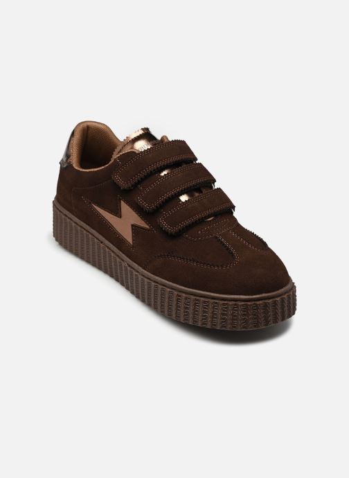 Vanessa Wu Baskets basses MAGGIE Originals femme marron