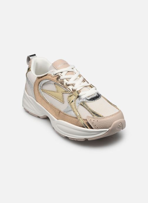 Vanessa Wu Sneaker Gigi Emblem damen gold und bronze