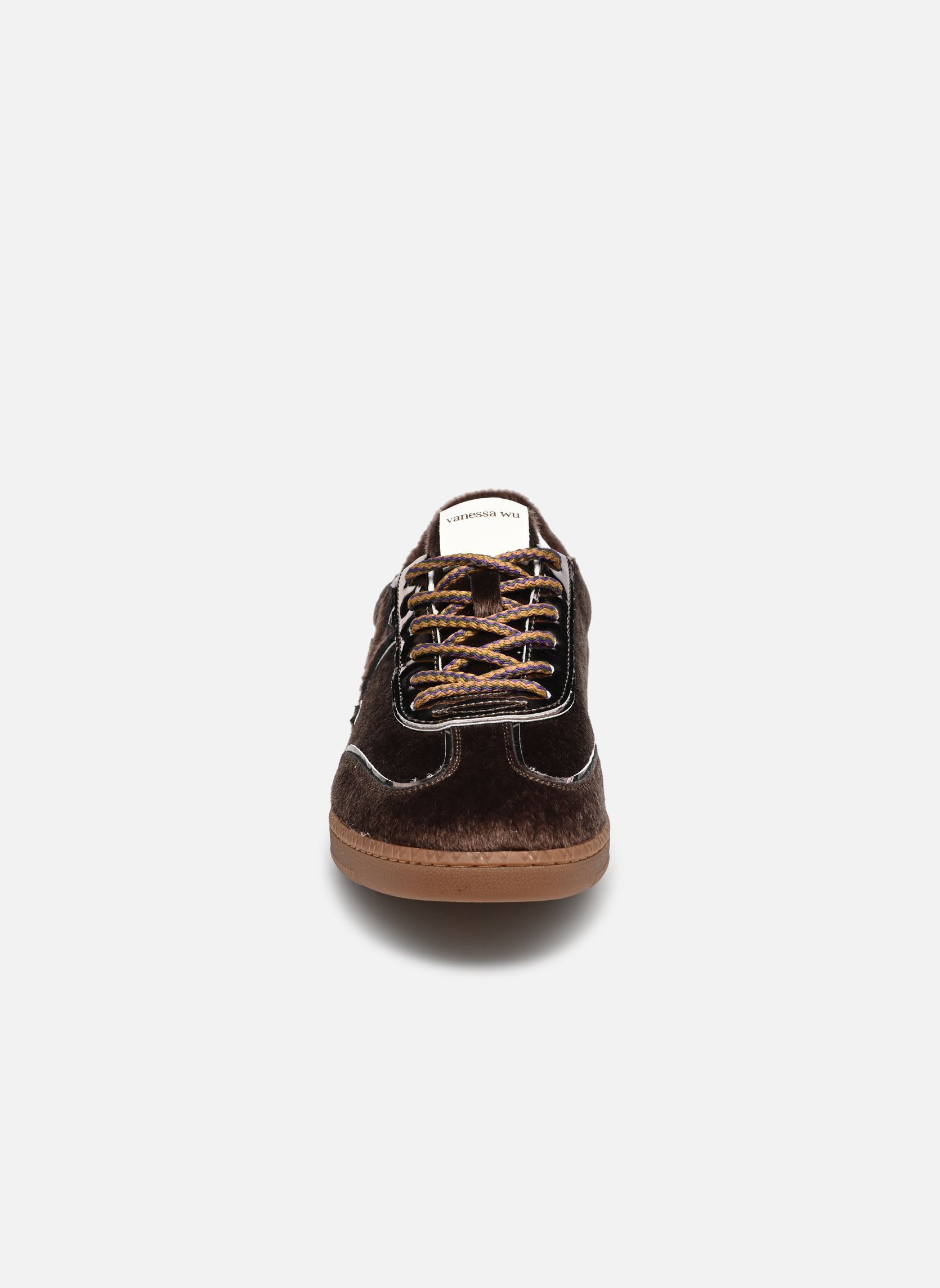 Niedrige Sneaker AURA Initials damen braun Vanessa Wu Niedrige Sneaker AURA Initials damen braun CHOCOLAT