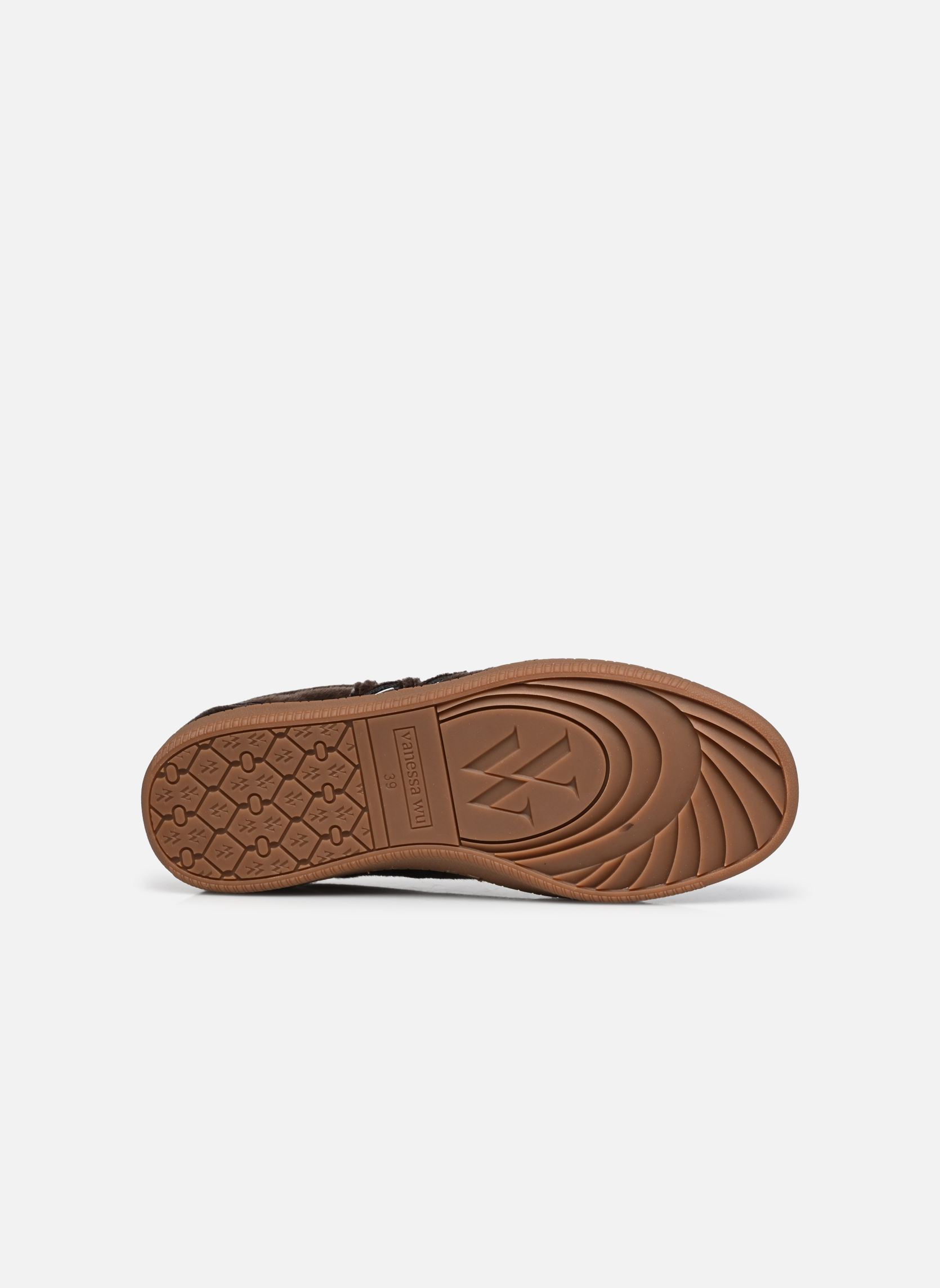 Niedrige Sneaker AURA Initials damen braun Vanessa Wu Niedrige Sneaker AURA Initials damen braun CHOCOLAT
