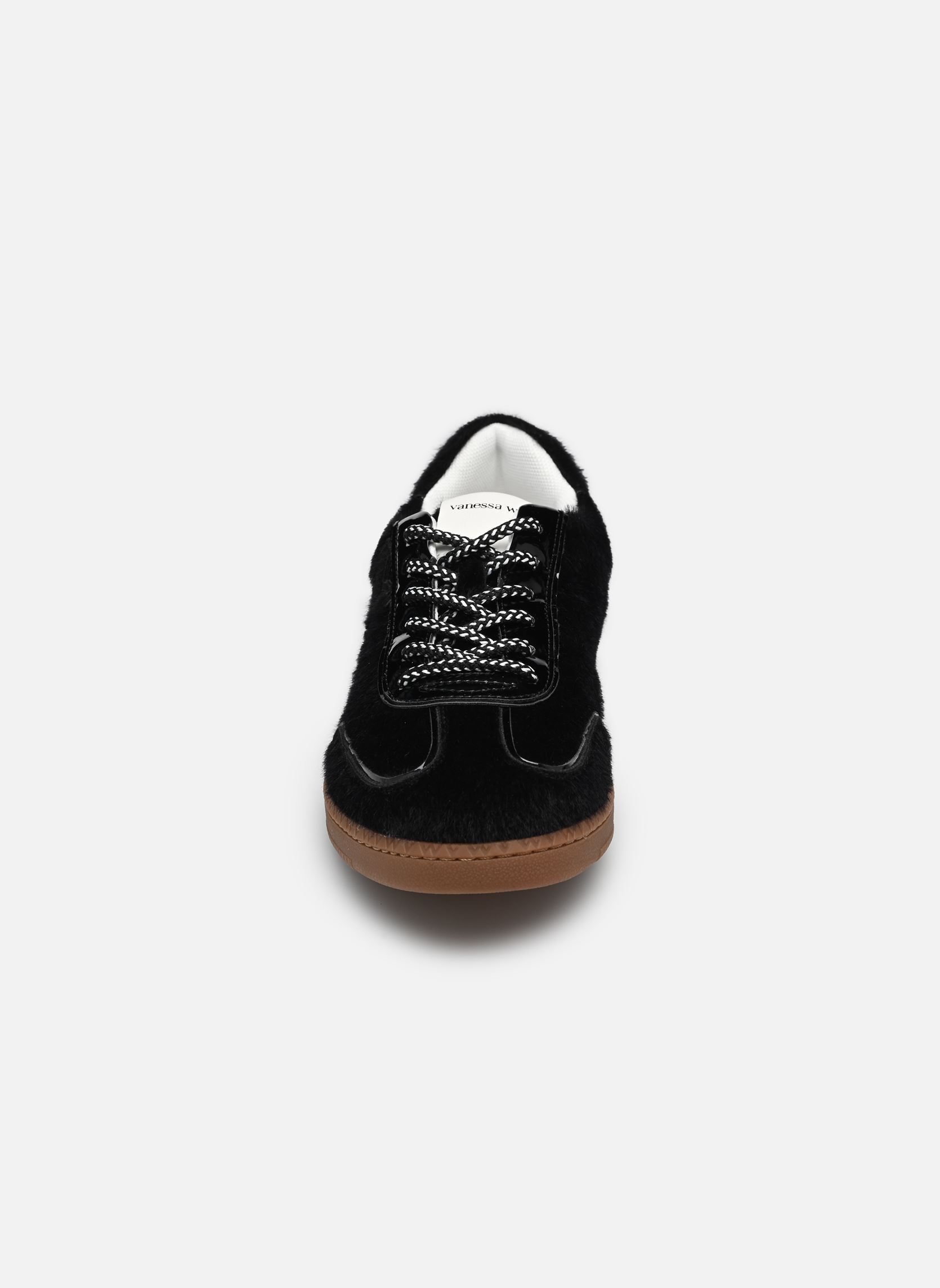 Baskets basses AURA Initials femme noir Vanessa Wu Baskets basses AURA Initials femme noir NOIR