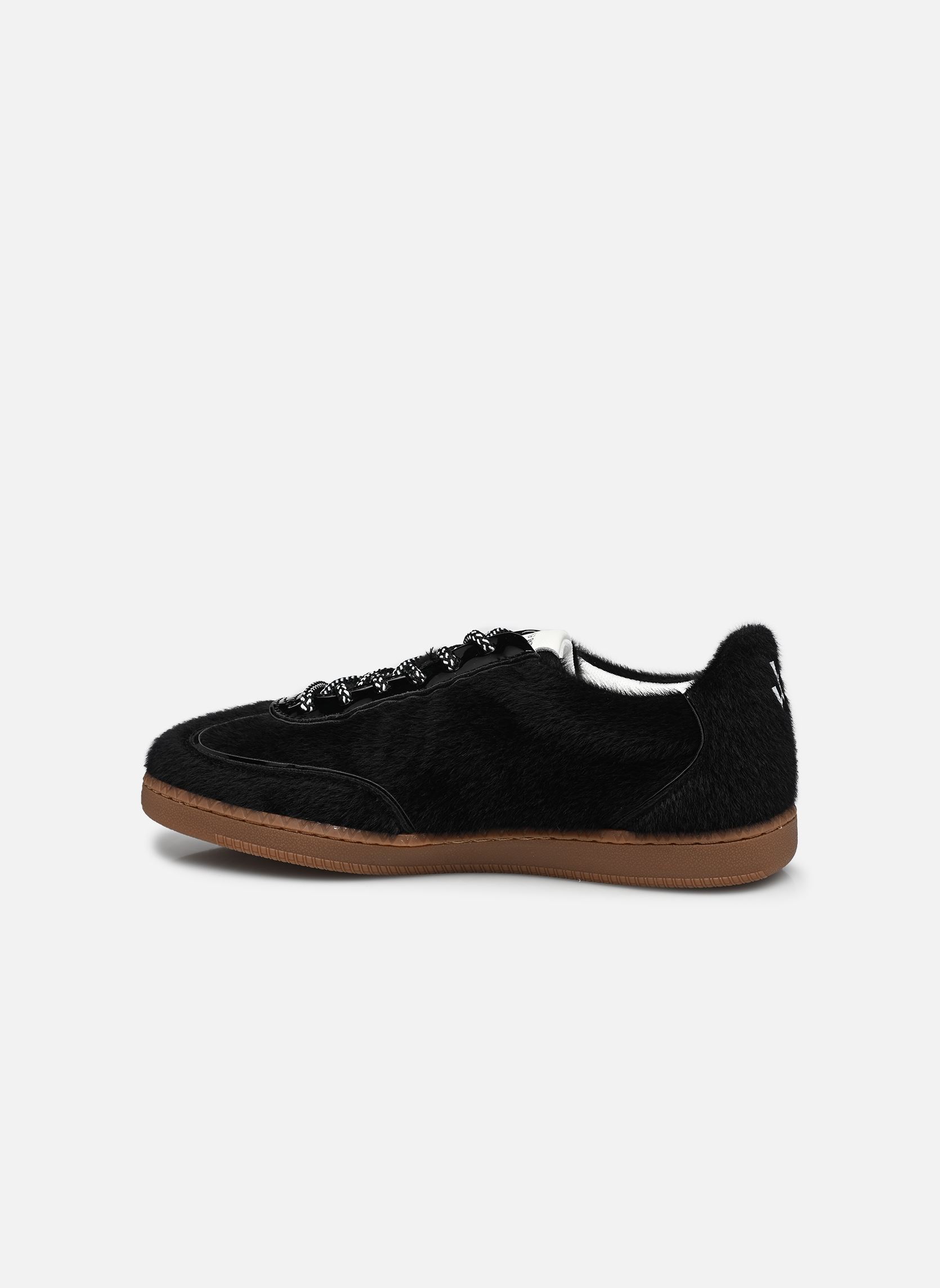 Baskets basses AURA Initials femme noir Vanessa Wu Baskets basses AURA Initials femme noir NOIR