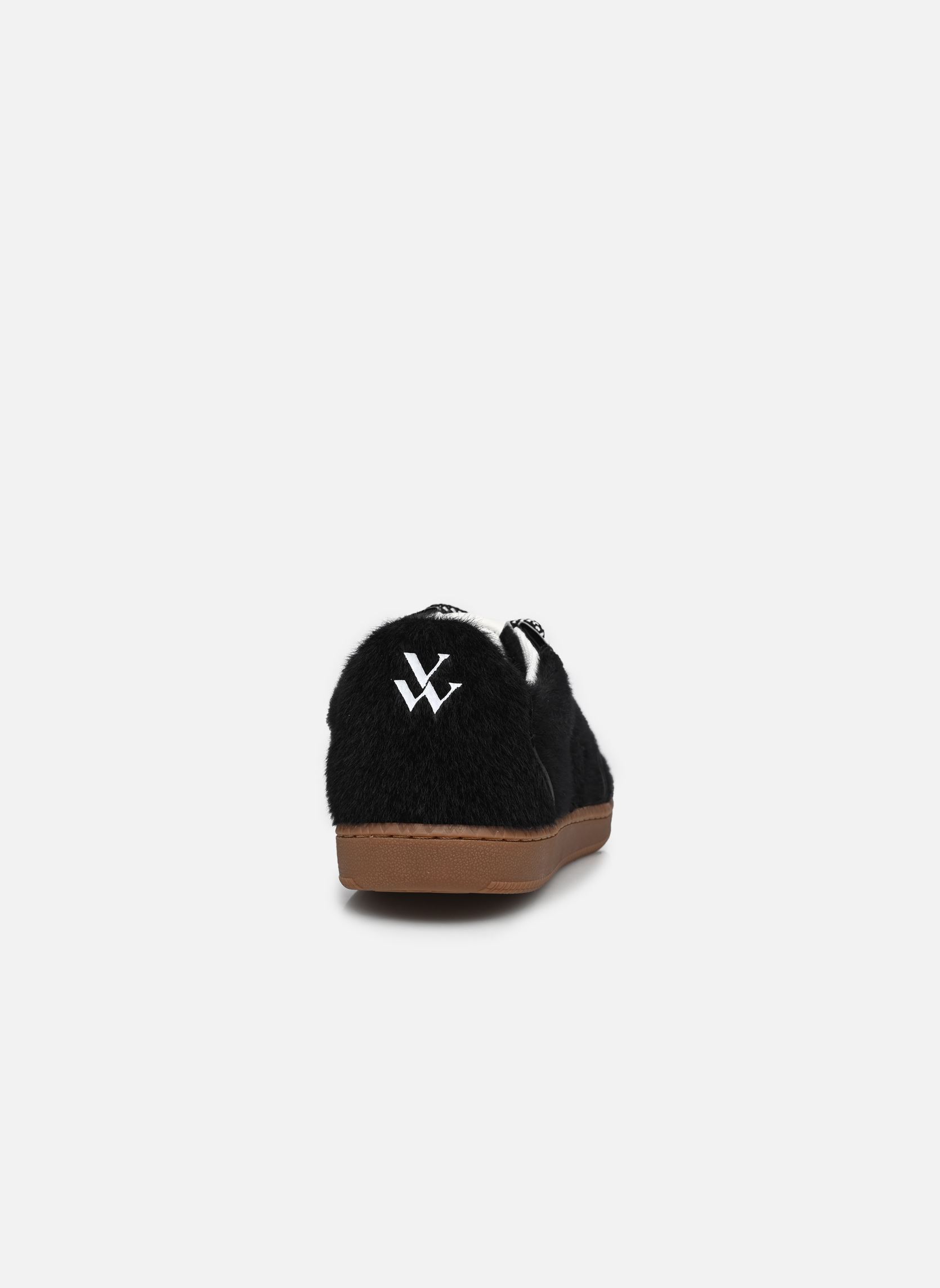 Baskets basses AURA Initials femme noir Vanessa Wu Baskets basses AURA Initials femme noir NOIR