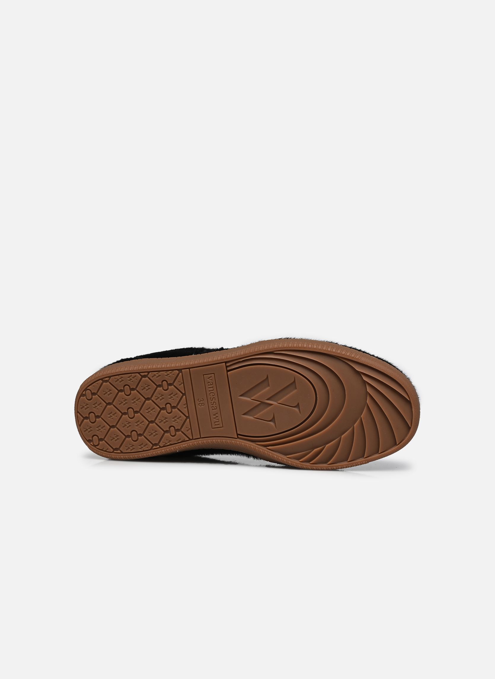 Baskets basses AURA Initials femme noir Vanessa Wu Baskets basses AURA Initials femme noir NOIR