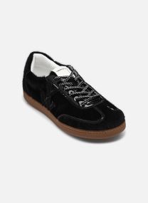 Baskets basses AURA Initials femme bleu