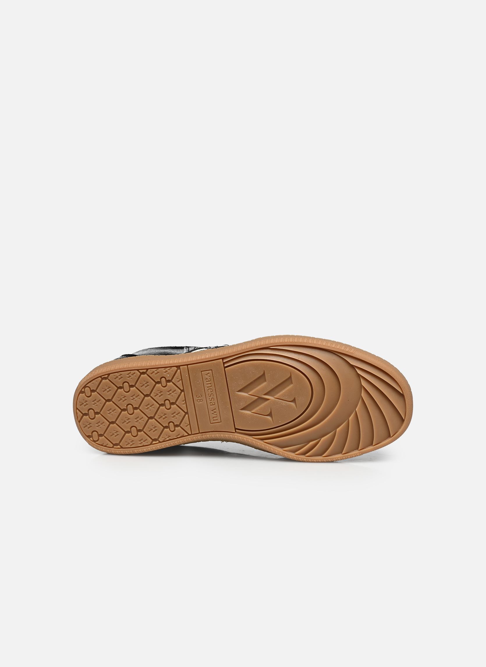 Baskets AURA Initials femme noir Vanessa Wu Baskets AURA Initials femme noir NOIR