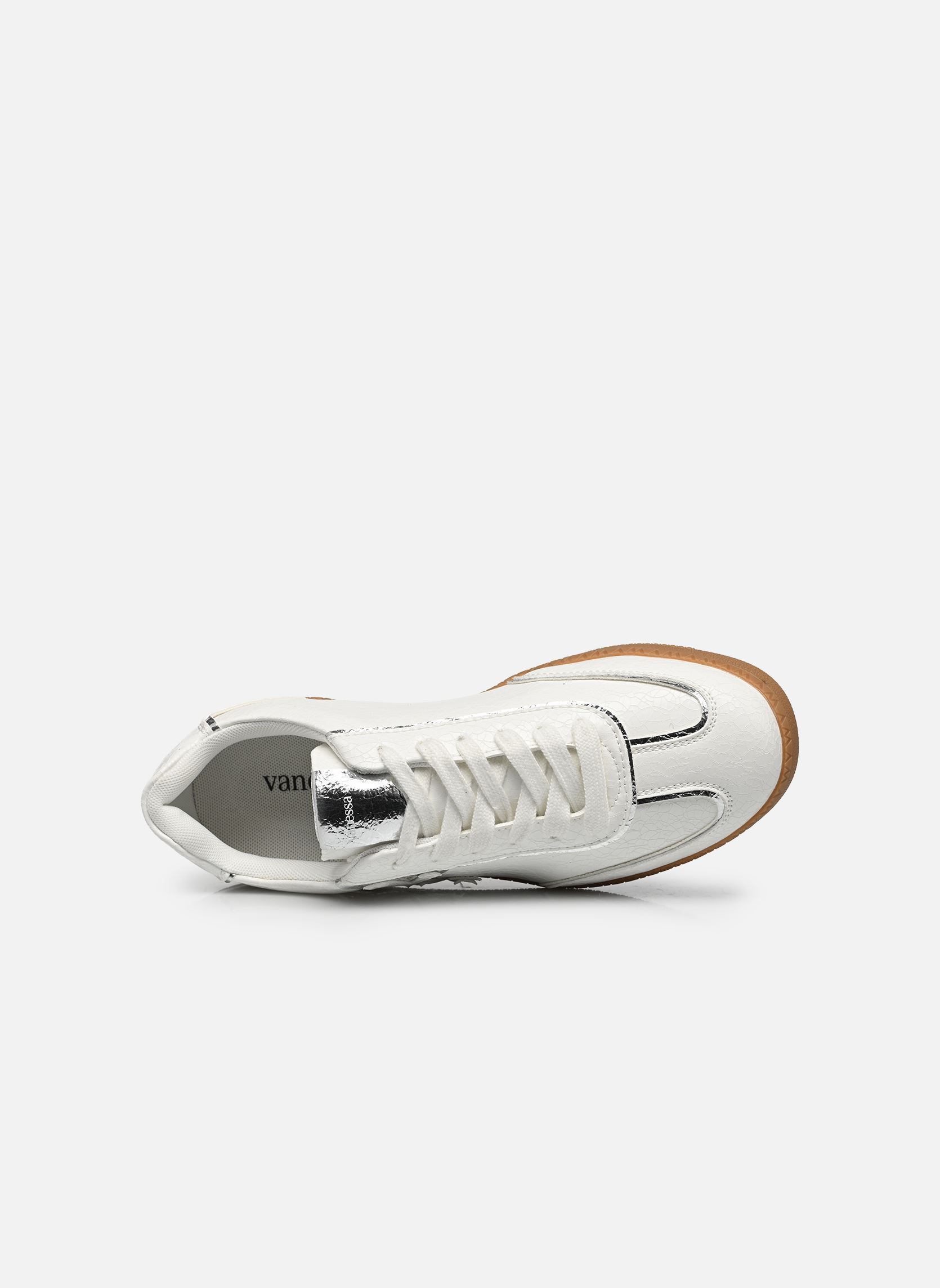 Sneakers AURA Initials dames wit Vanessa Wu Sneakers AURA Initials dames wit BLANC