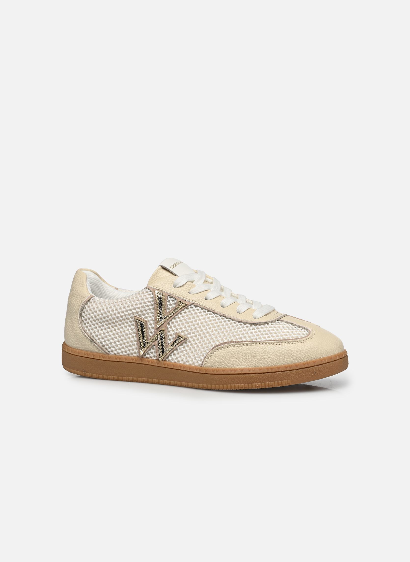 Sneakers AURA Initials dames beige Vanessa Wu Sneakers AURA Initials dames beige BEIGE