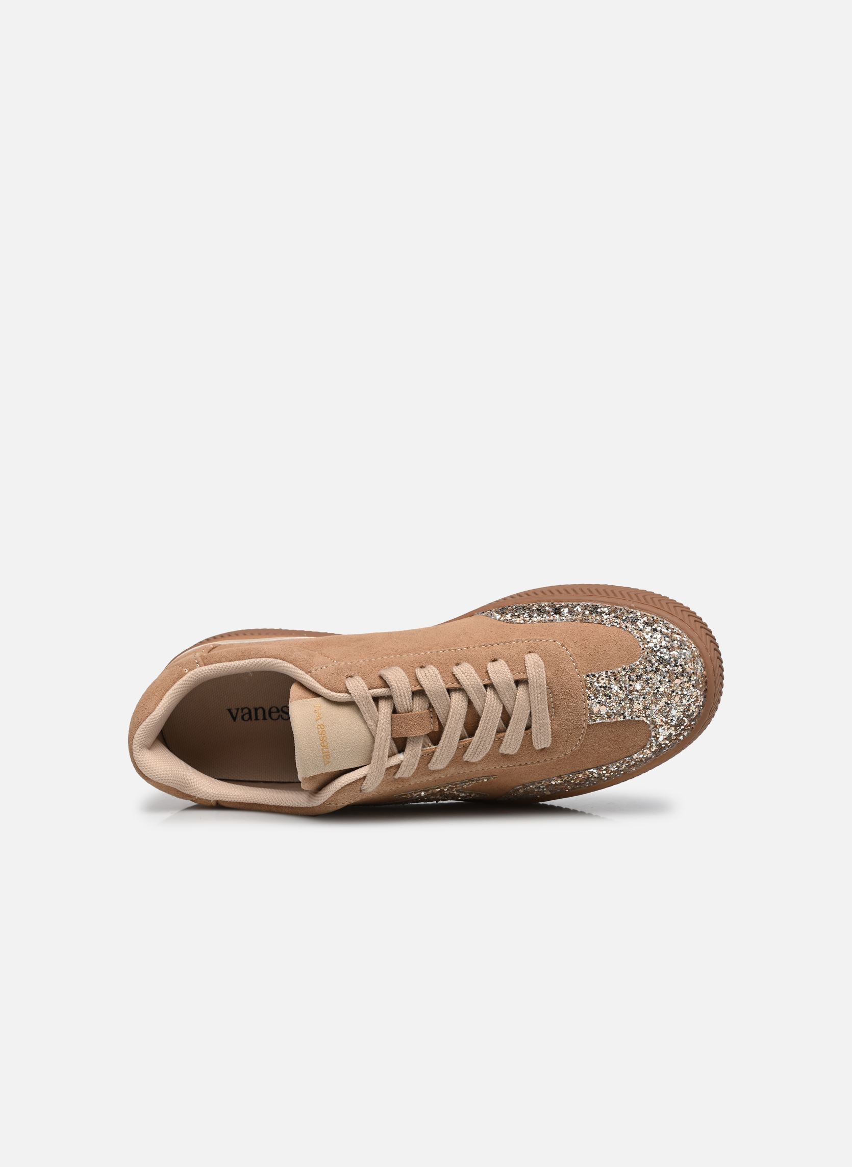 Niedrige Sneaker JANE Emblem damen braun Vanessa Wu Niedrige Sneaker JANE Emblem damen braun BEIGE