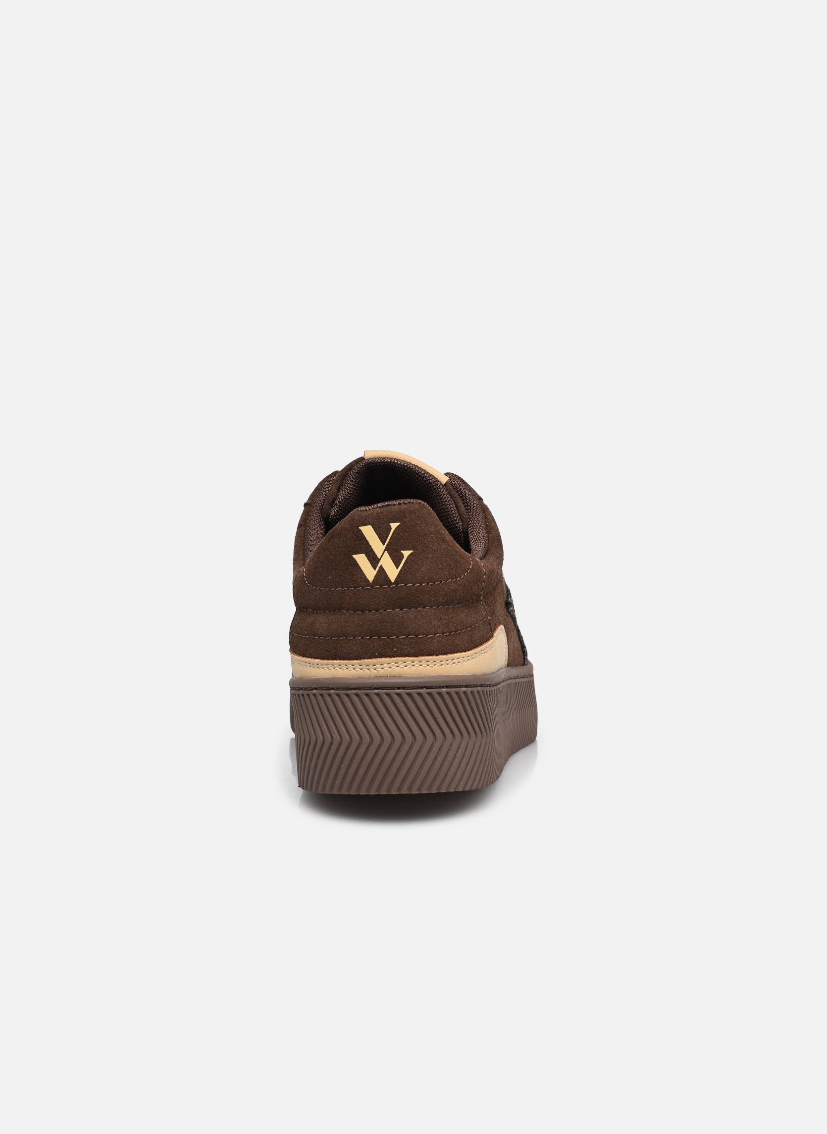 Niedrige Sneaker JANE Emblem damen braun Vanessa Wu Niedrige Sneaker JANE Emblem damen braun CHOCOLAT