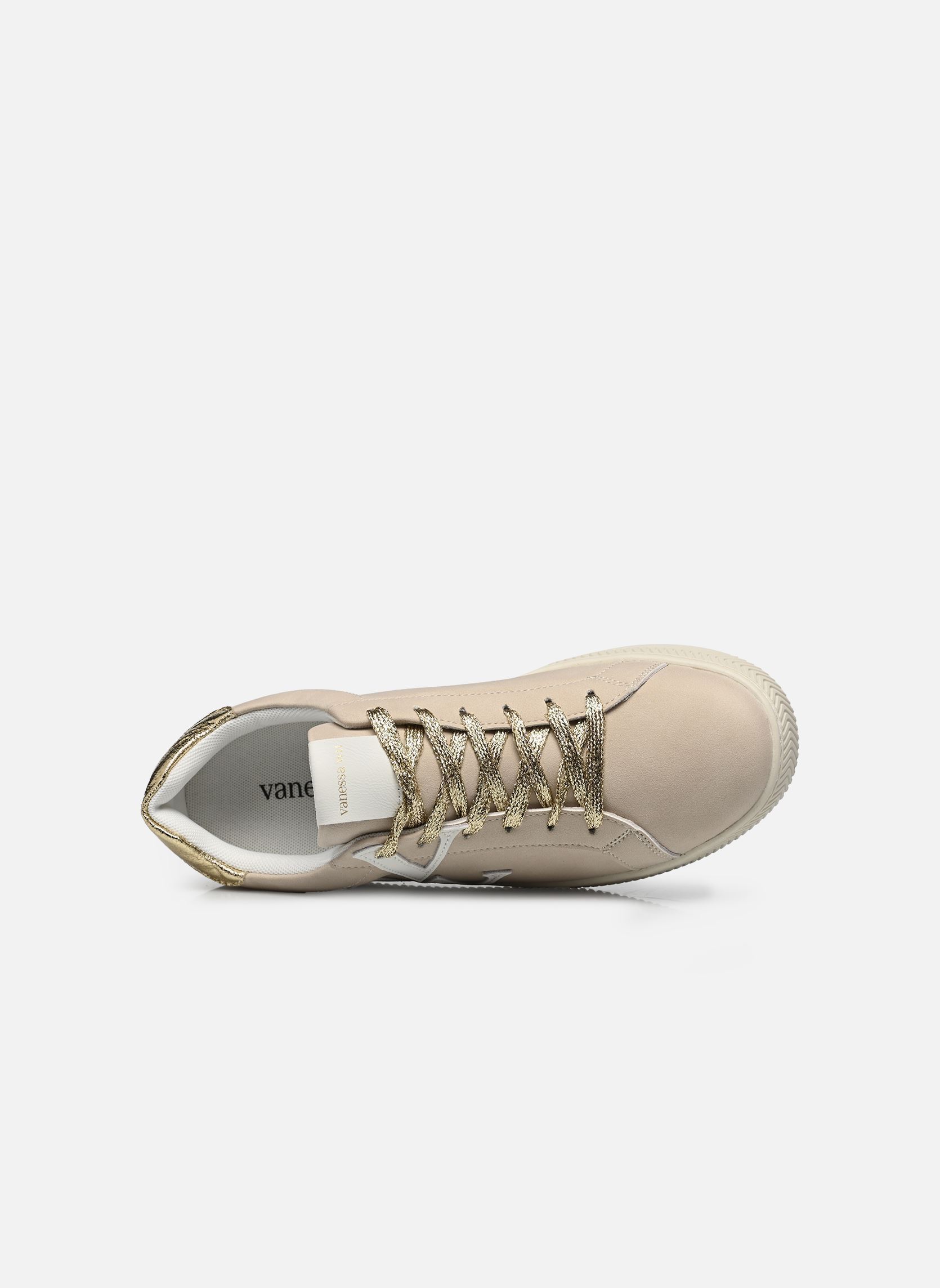 Sneakers Jane Initials dames beige Vanessa Wu Sneakers Jane Initials dames beige Beige