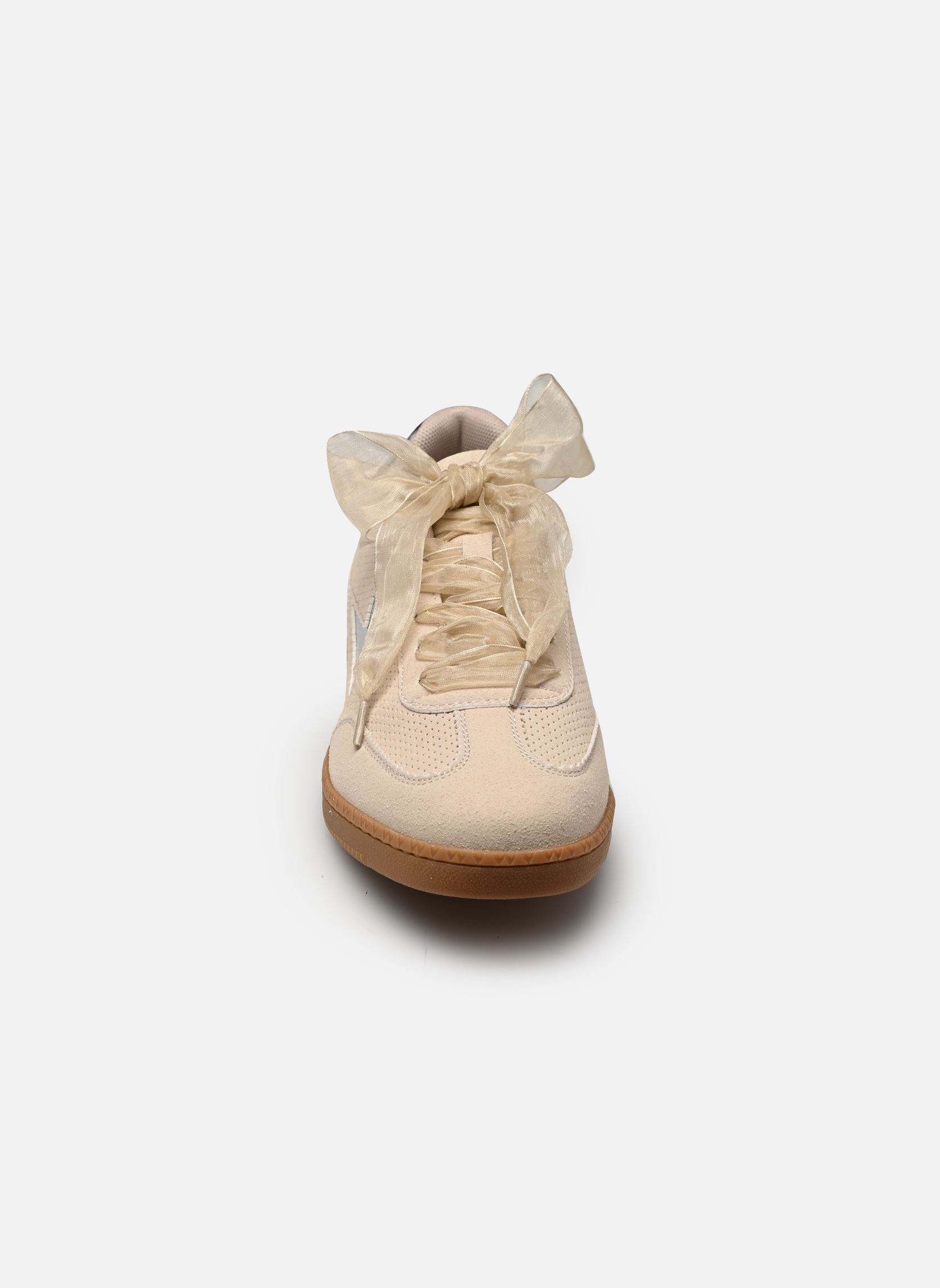 Baskets basses AURA Emblem femme beige Vanessa Wu Baskets basses AURA Emblem femme beige BEIGE