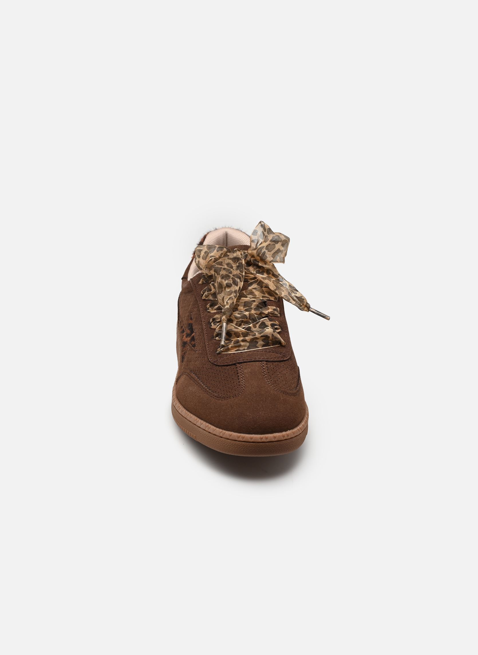 Baskets basses AURA Emblem femme marron Vanessa Wu Baskets basses AURA Emblem femme marron CHOCOLAT