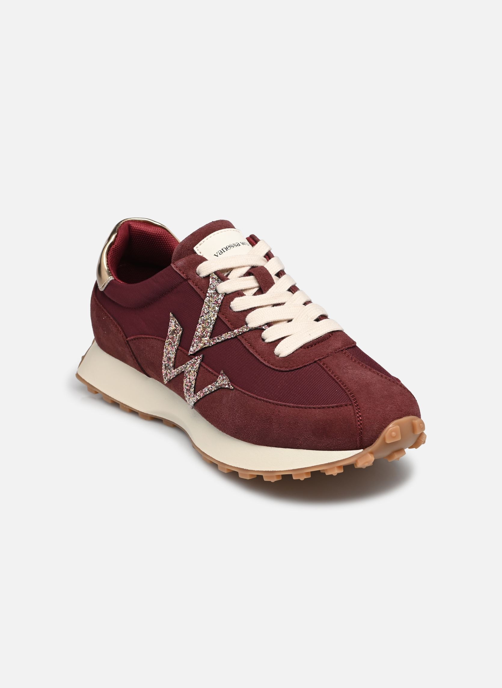 Lage sneakers FLOW Initials dames bordeaux Vanessa Wu Lage sneakers FLOW Initials dames bordeaux BORDEAUX