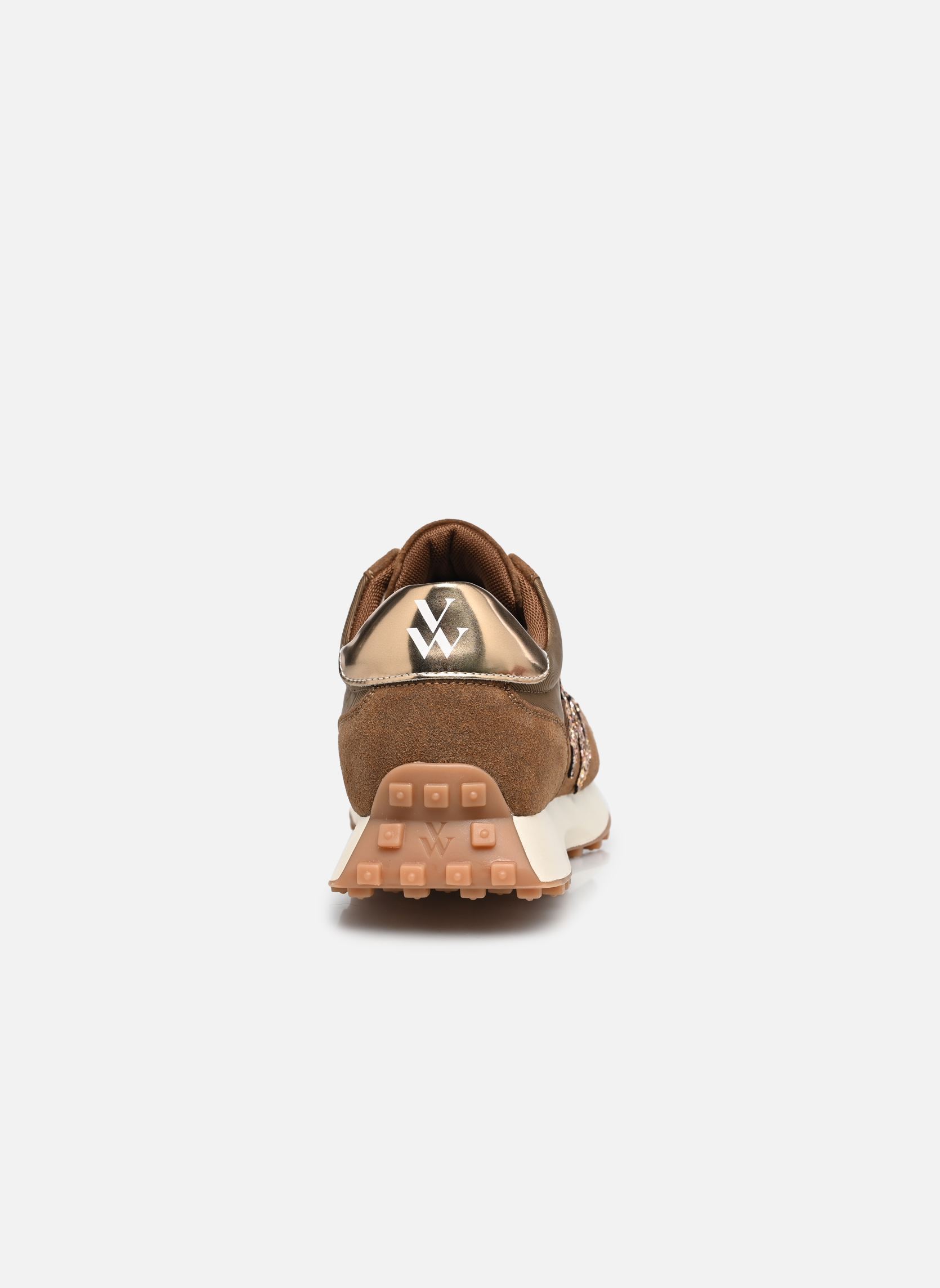 Niedrige Sneaker FLOW Initials damen braun Vanessa Wu Niedrige Sneaker FLOW Initials damen braun CHOCOLAT
