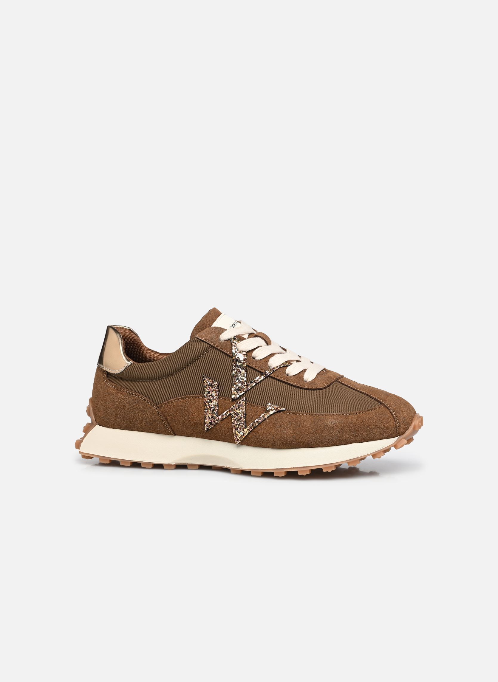 Niedrige Sneaker FLOW Initials damen braun Vanessa Wu Niedrige Sneaker FLOW Initials damen braun CHOCOLAT
