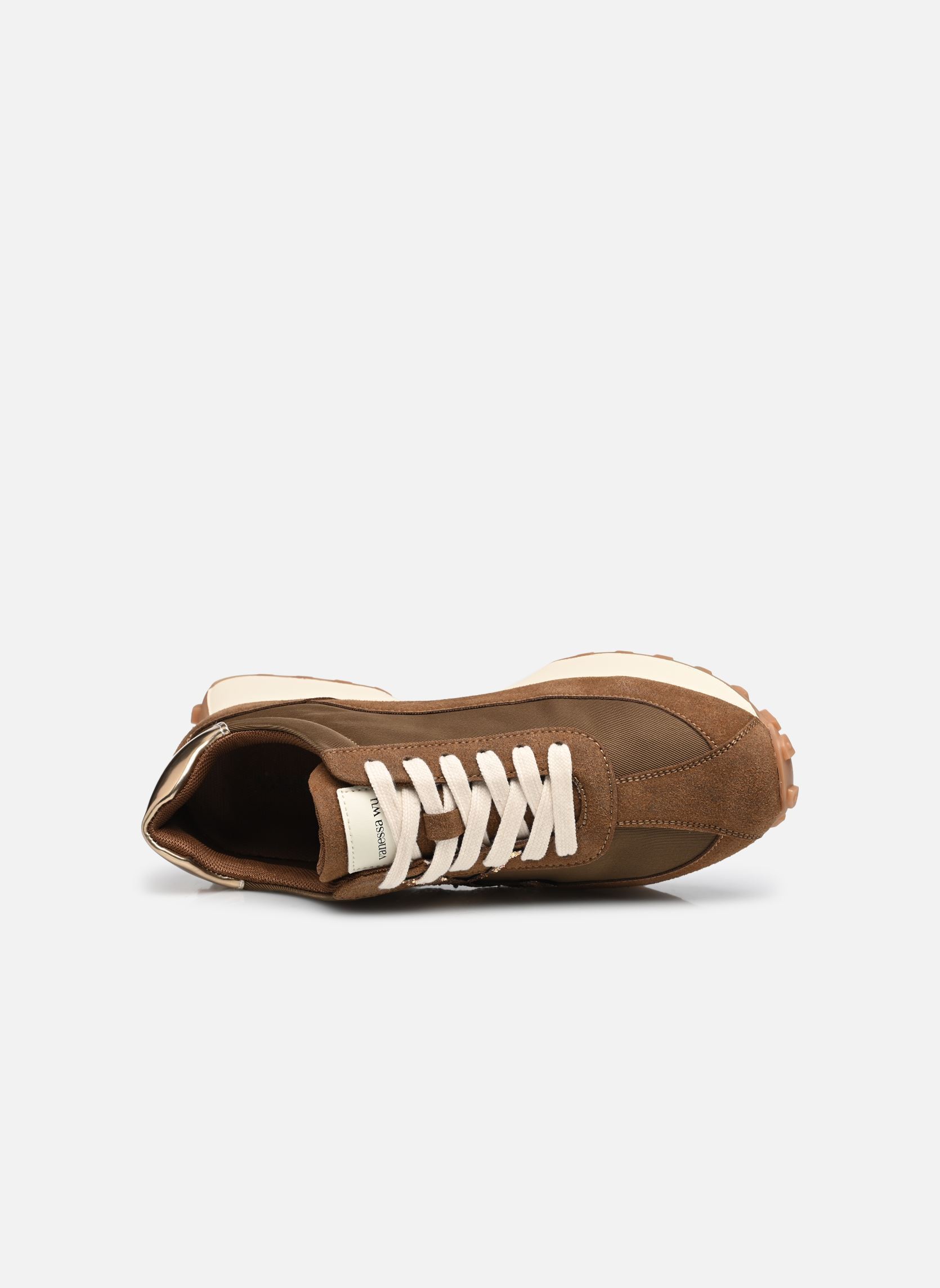 Niedrige Sneaker FLOW Initials damen braun Vanessa Wu Niedrige Sneaker FLOW Initials damen braun CHOCOLAT