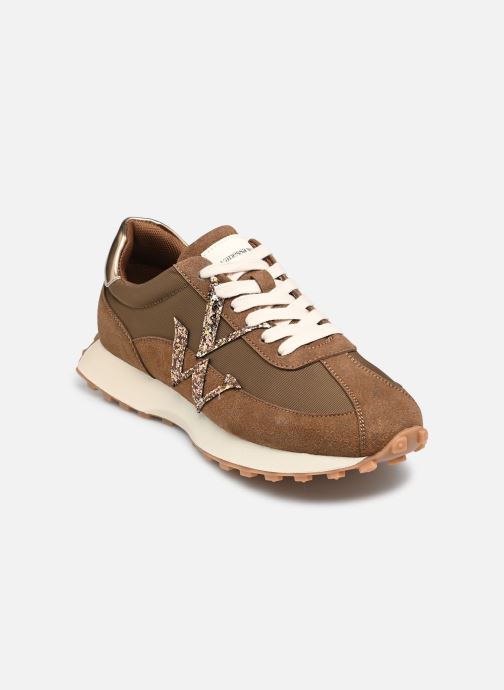 Vanessa Wu Niedrige Sneaker FLOW Initials damen braun