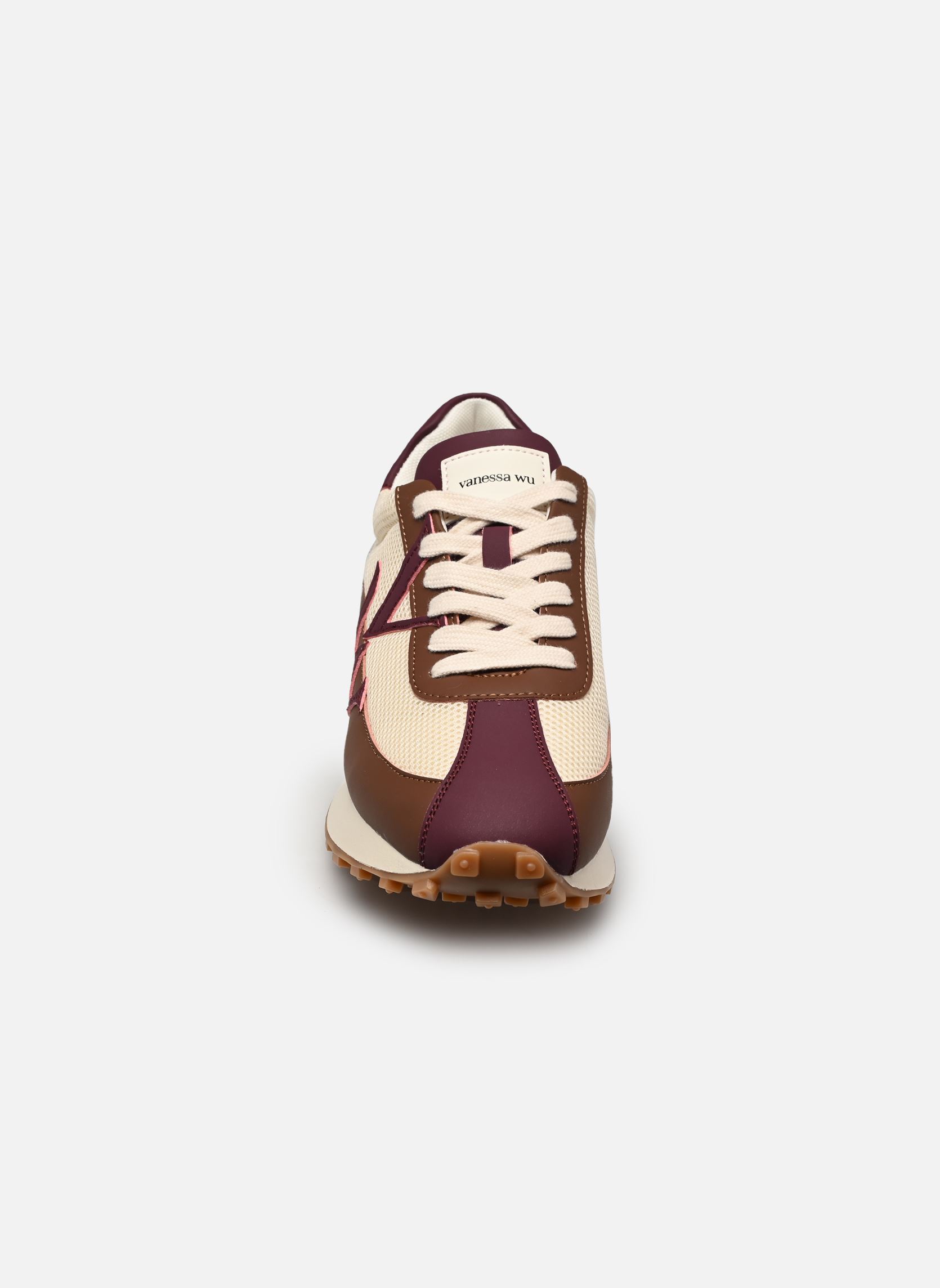 Baskets basses FLOW Initials femme multicolore Vanessa Wu Baskets basses FLOW Initials femme multicolore CHOCOLAT