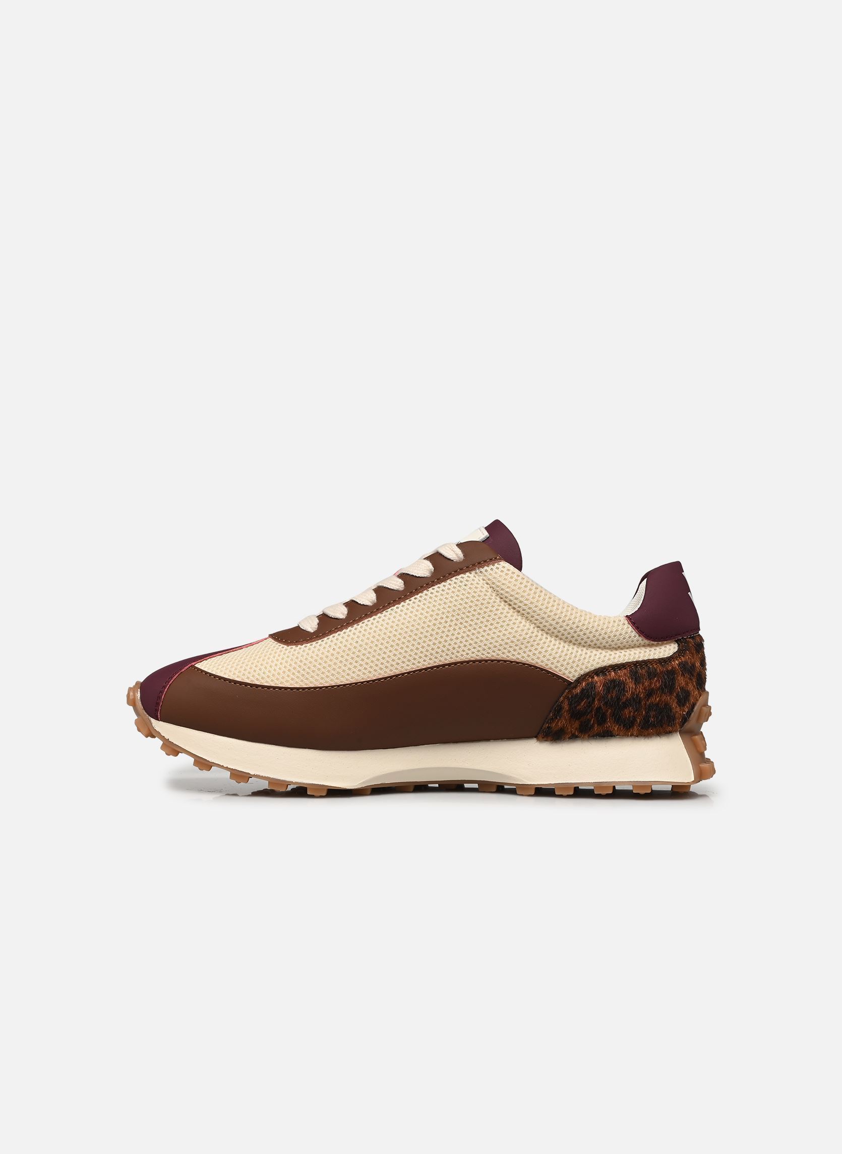 Baskets basses FLOW Initials femme multicolore Vanessa Wu Baskets basses FLOW Initials femme multicolore CHOCOLAT
