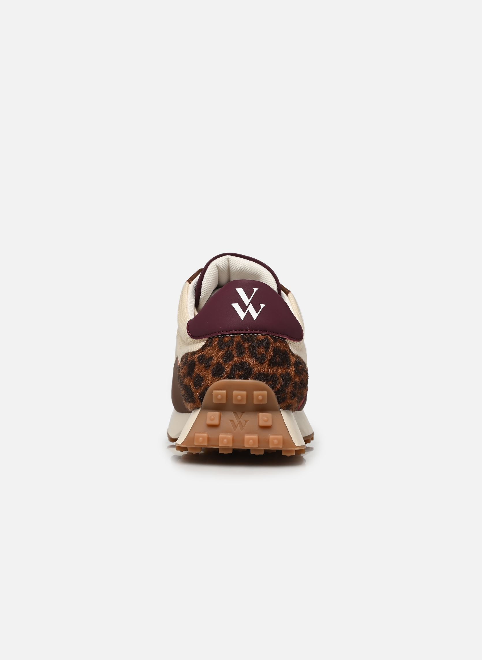 Baskets basses FLOW Initials femme multicolore Vanessa Wu Baskets basses FLOW Initials femme multicolore CHOCOLAT