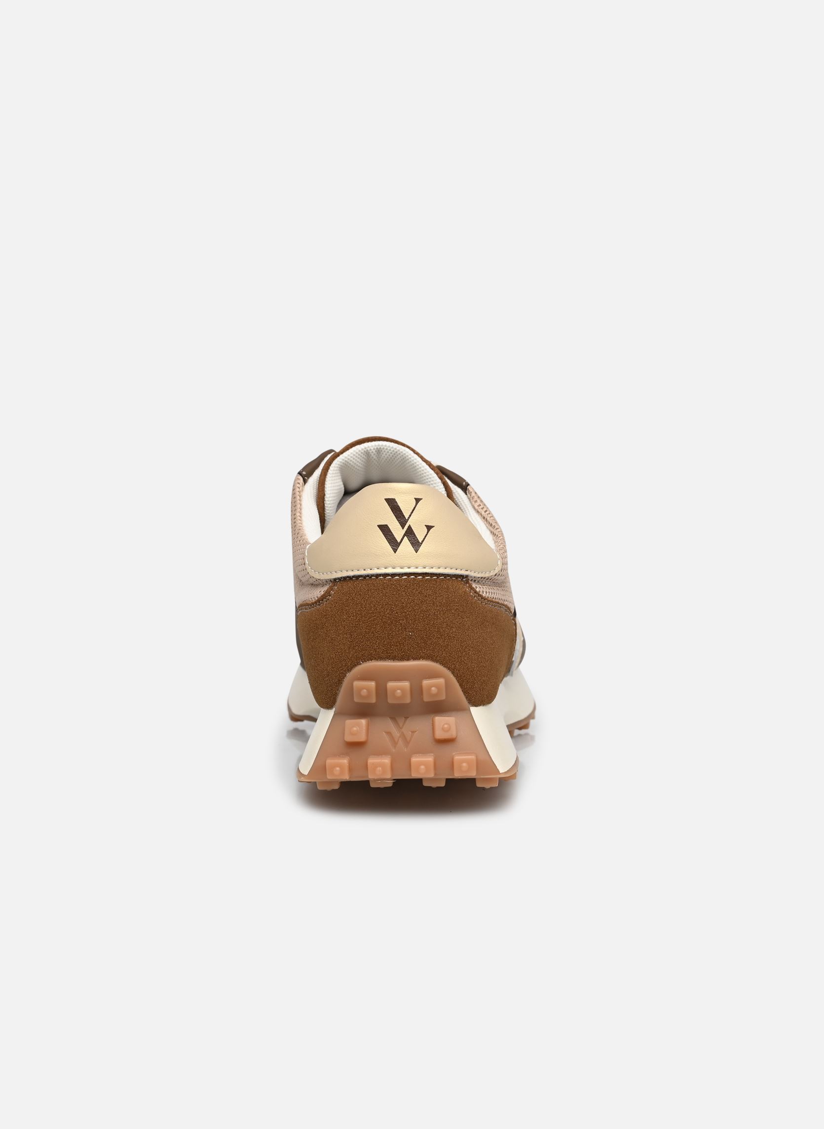Niedrige Sneaker FLOW Initials damen braun Vanessa Wu Niedrige Sneaker FLOW Initials damen braun KAKI