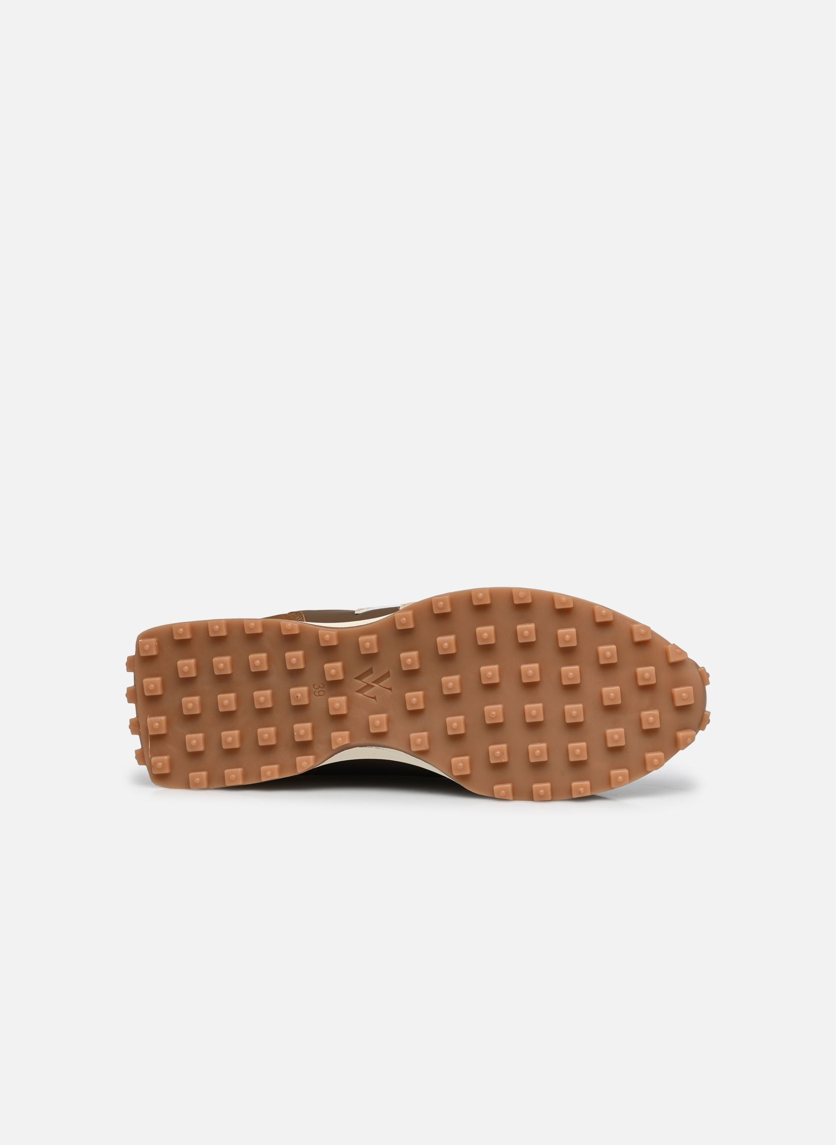 Niedrige Sneaker FLOW Initials damen braun Vanessa Wu Niedrige Sneaker FLOW Initials damen braun KAKI