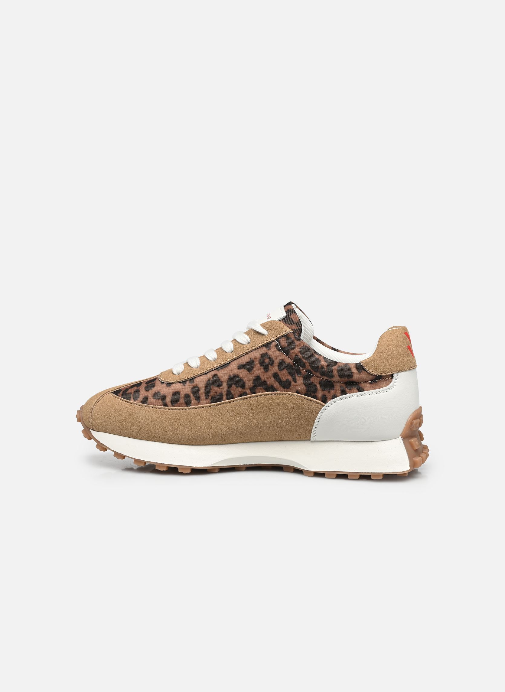 Baskets FLOW Initials femme marron Vanessa Wu Baskets FLOW Initials femme marron LEOPARD
