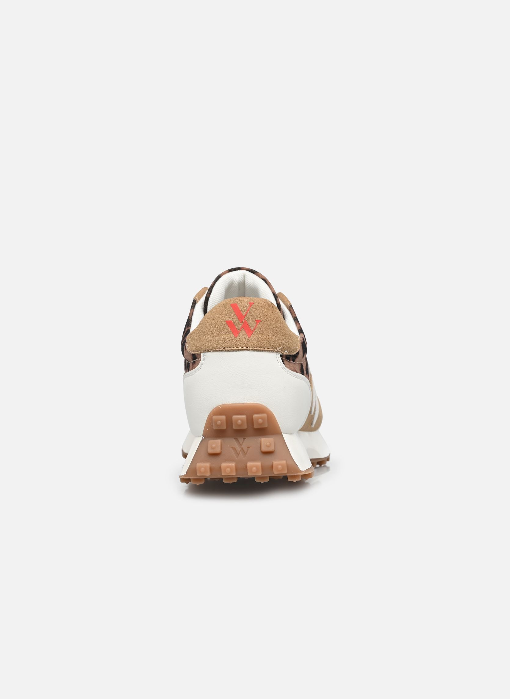 Baskets FLOW Initials femme marron Vanessa Wu Baskets FLOW Initials femme marron LEOPARD
