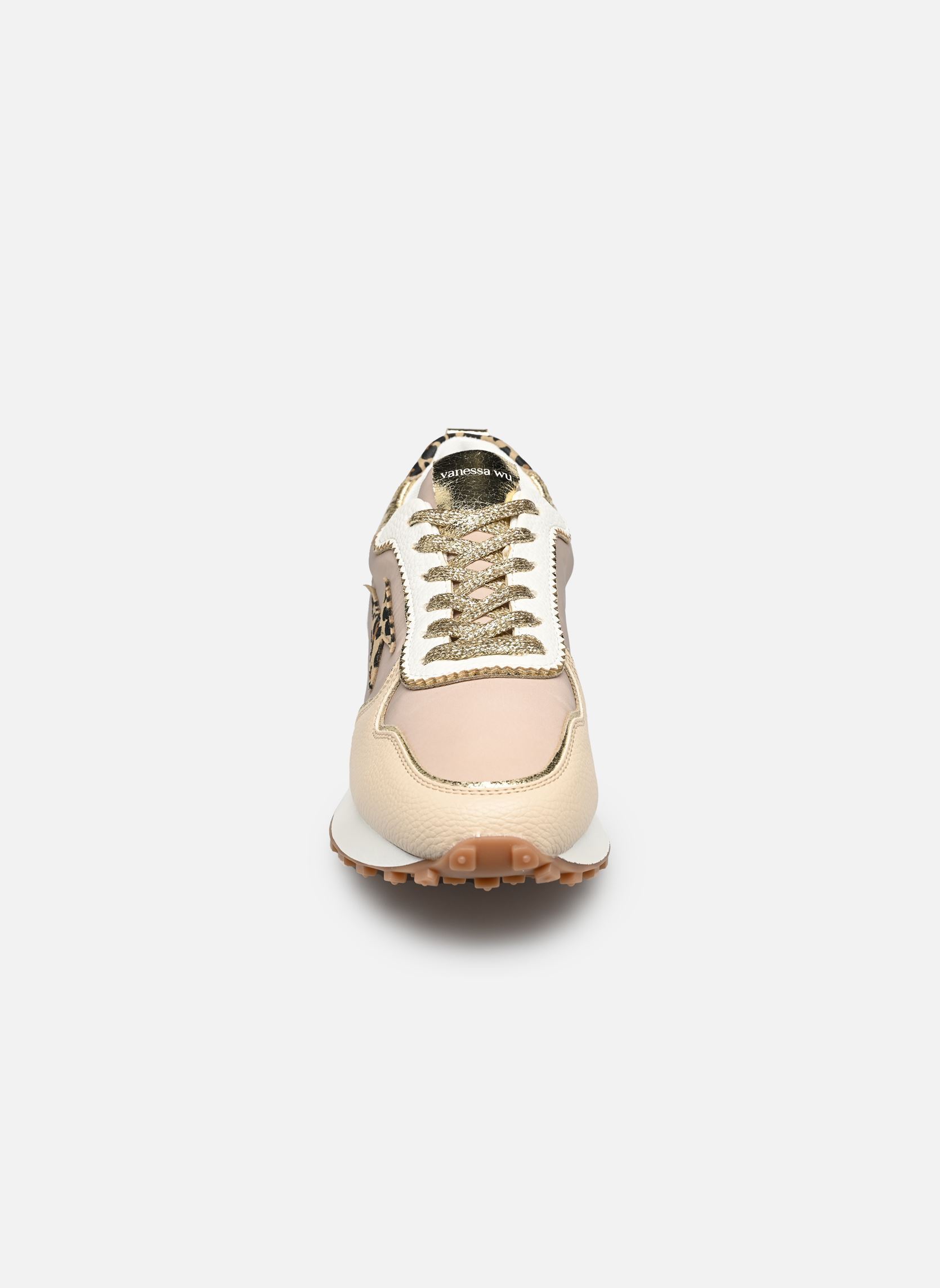 Baskets FLOW Emblem femme beige Vanessa Wu Baskets FLOW Emblem femme beige LEOPARD