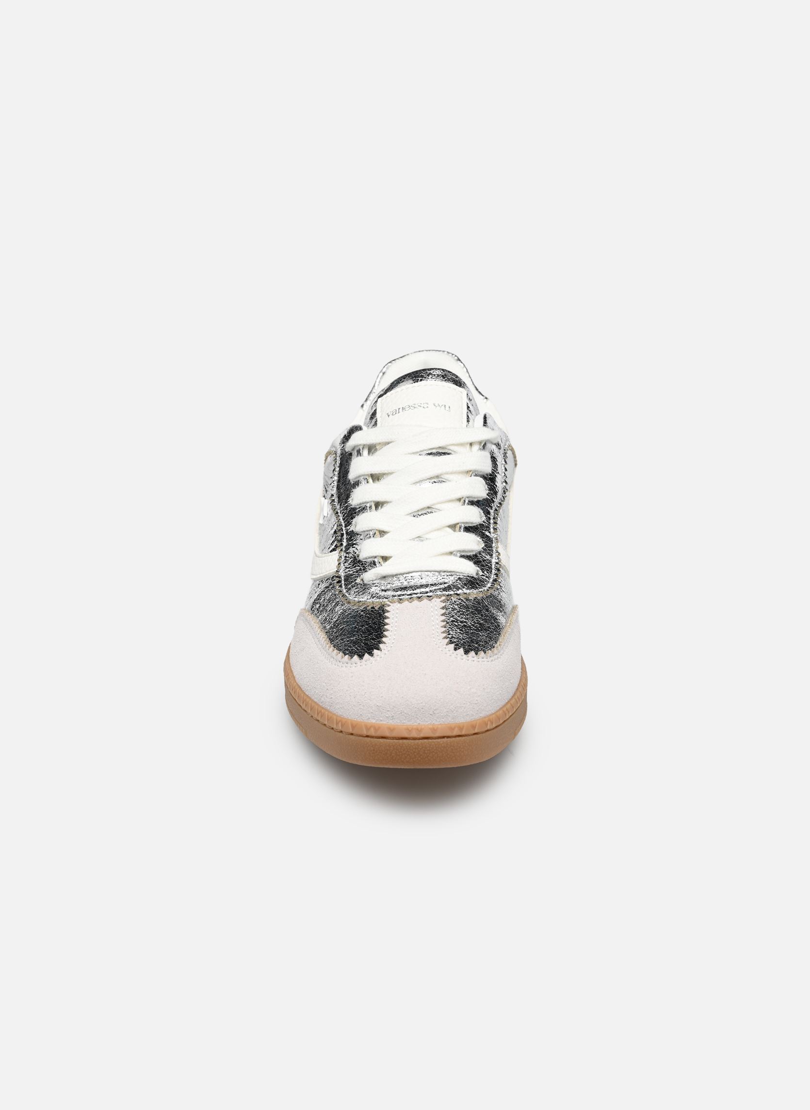 Niedrige Sneaker Aura Gems damen silber Vanessa Wu Niedrige Sneaker Aura Gems damen silber ARGENT