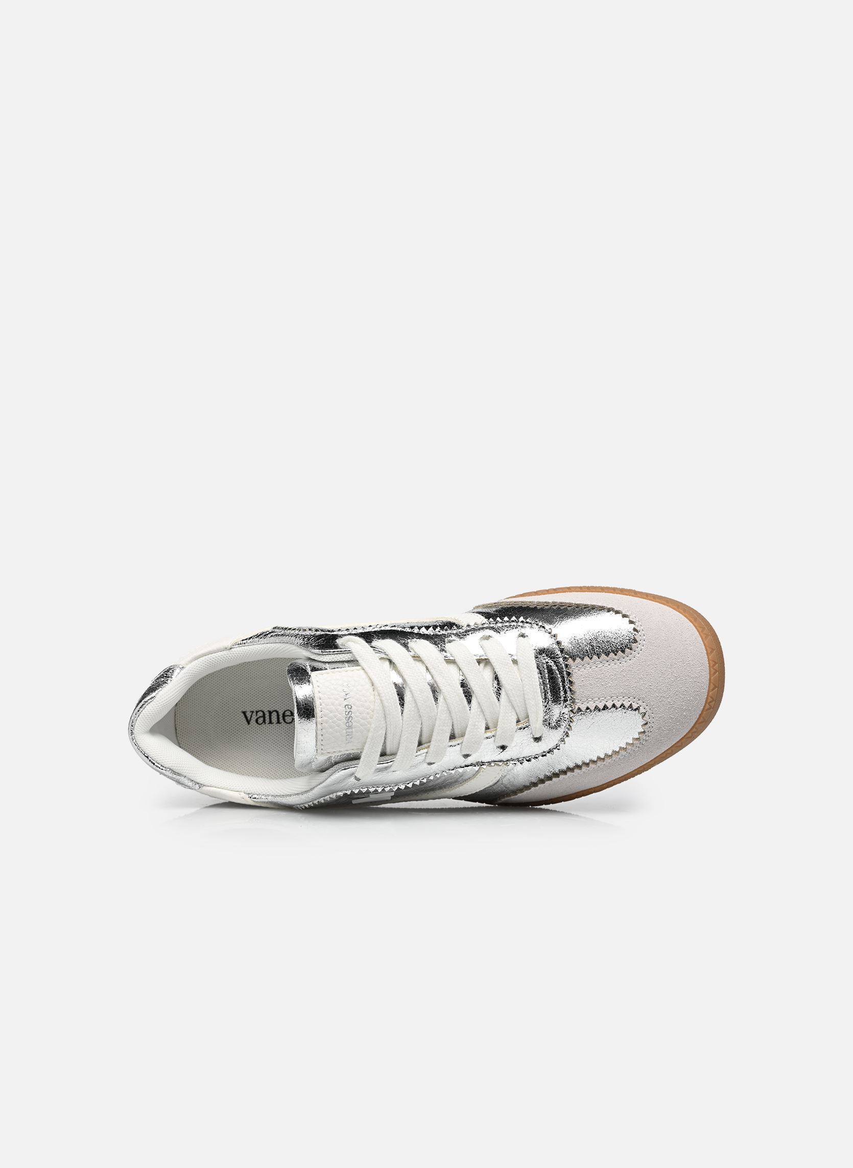 Niedrige Sneaker Aura Gems damen silber Vanessa Wu Niedrige Sneaker Aura Gems damen silber ARGENT