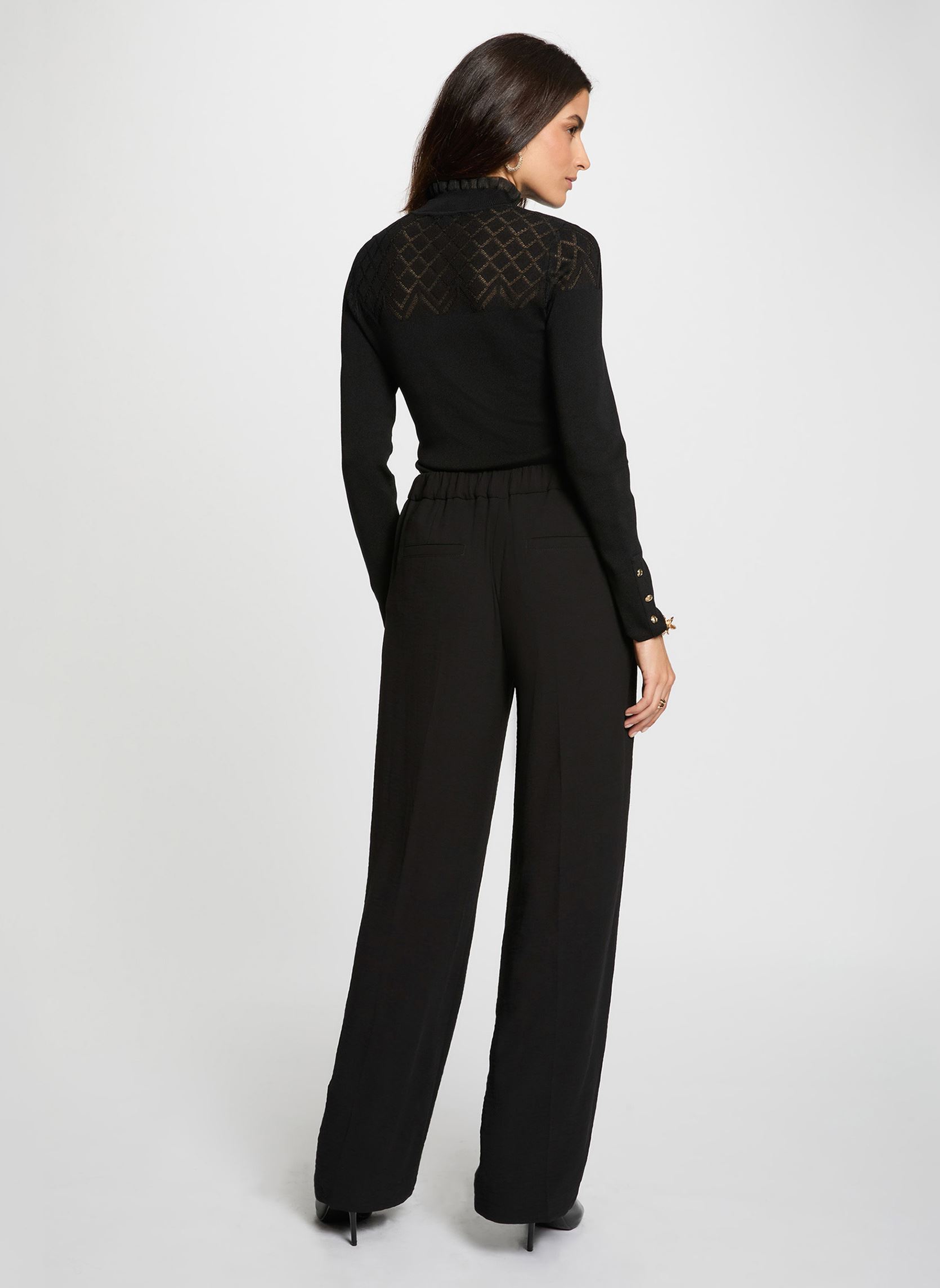 Pantalons larges 251-PANOU.F femme noir Morgan Pantalons larges 251-PANOU.F femme noir NOIR M