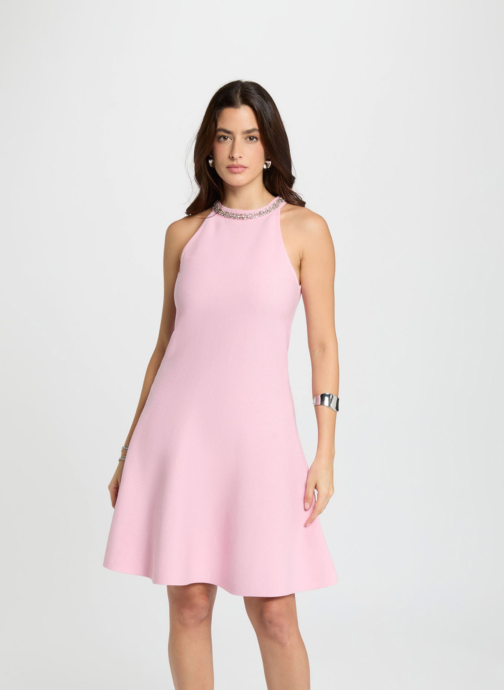 Robe tricot trapèze femme