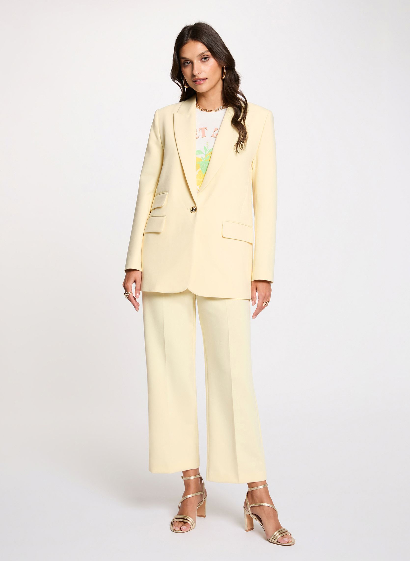 Jacketts / Sakkos 261-VADO.F damen gelb Morgan Jacketts / Sakkos 261-VADO.F damen gelb BUTTER M