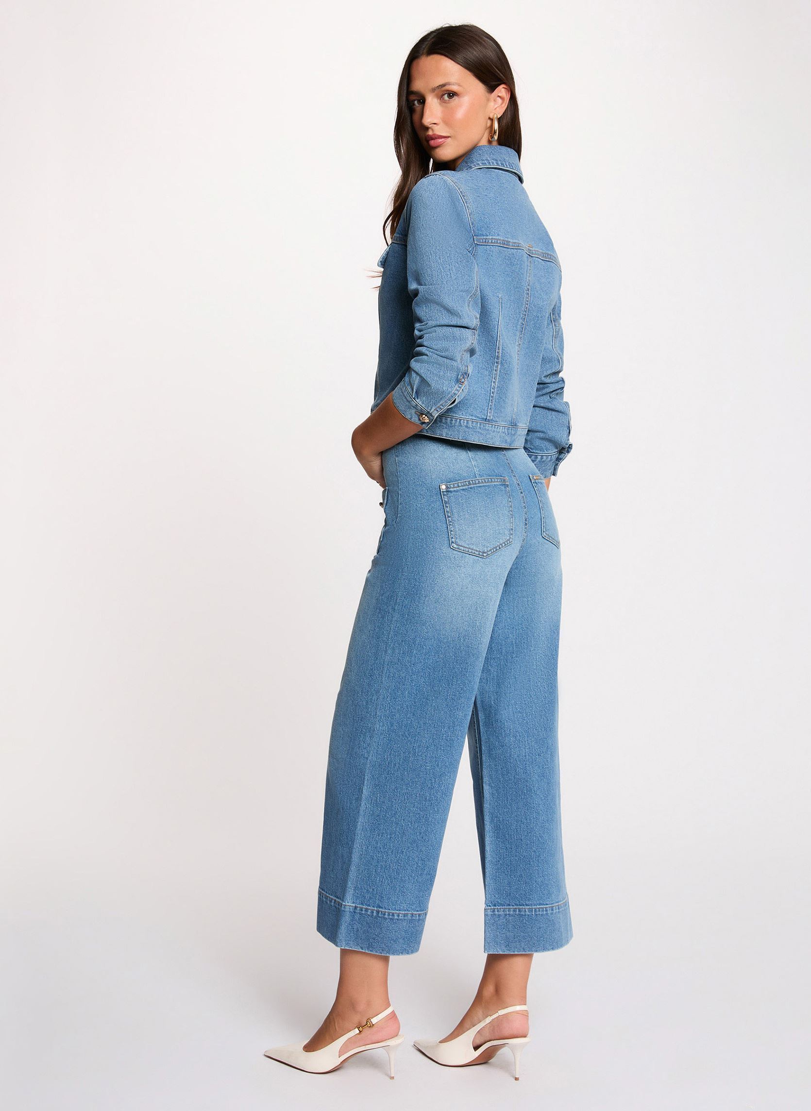 Jeans large 261-PODIA2 femme bleu Morgan Jeans large 261-PODIA2 femme bleu DENIM STONE
