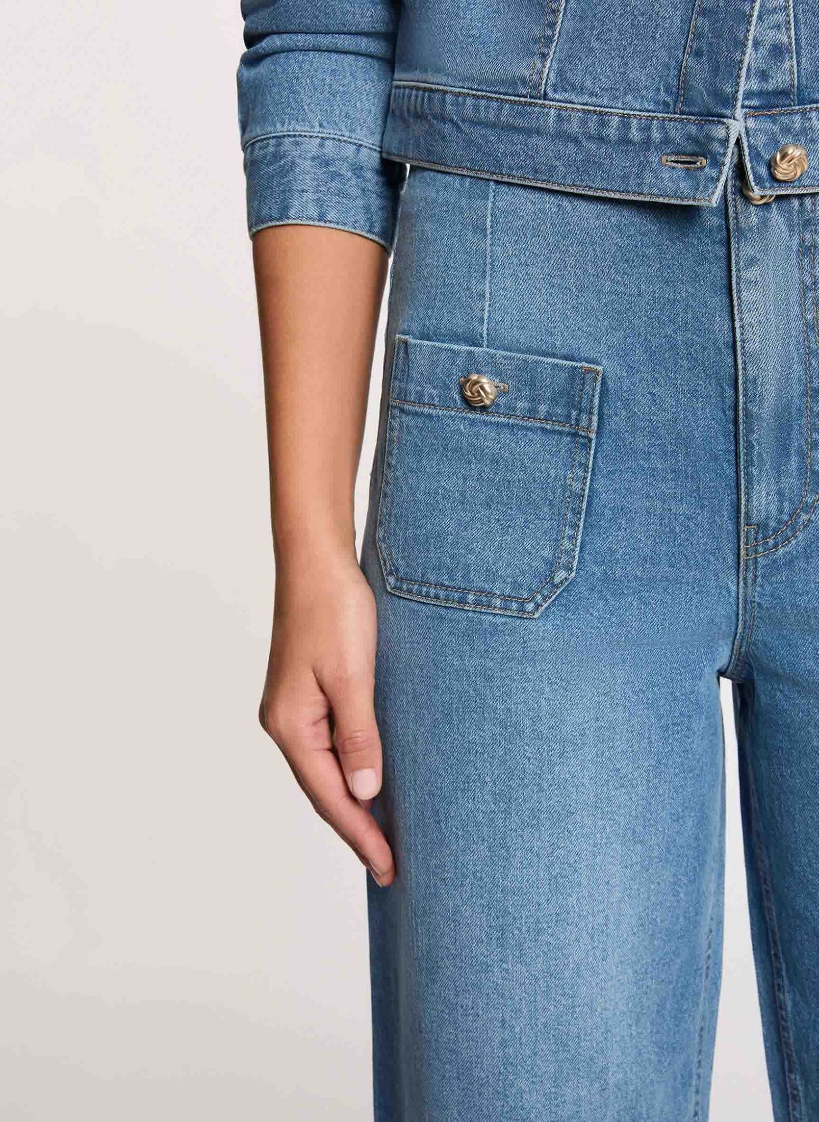 Jeans large 261-PODIA2 femme bleu Morgan Jeans large 261-PODIA2 femme bleu DENIM STONE
