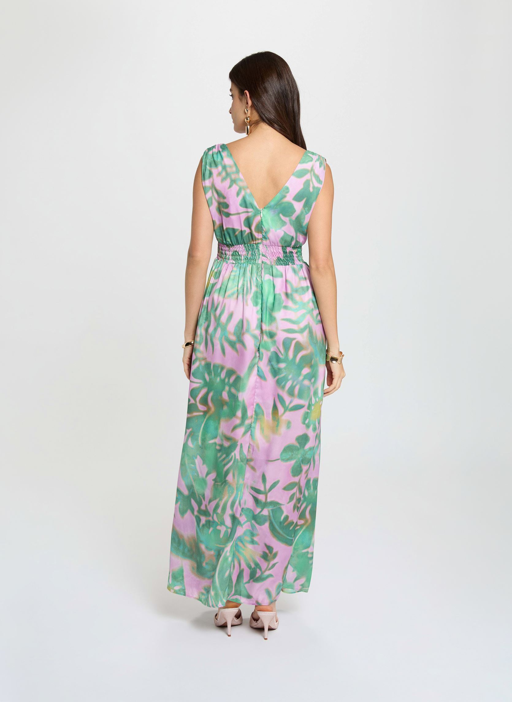 Robes longues 261-RELIF.F femme multicolore Morgan Robes longues 261-RELIF.F femme multicolore MULTICO