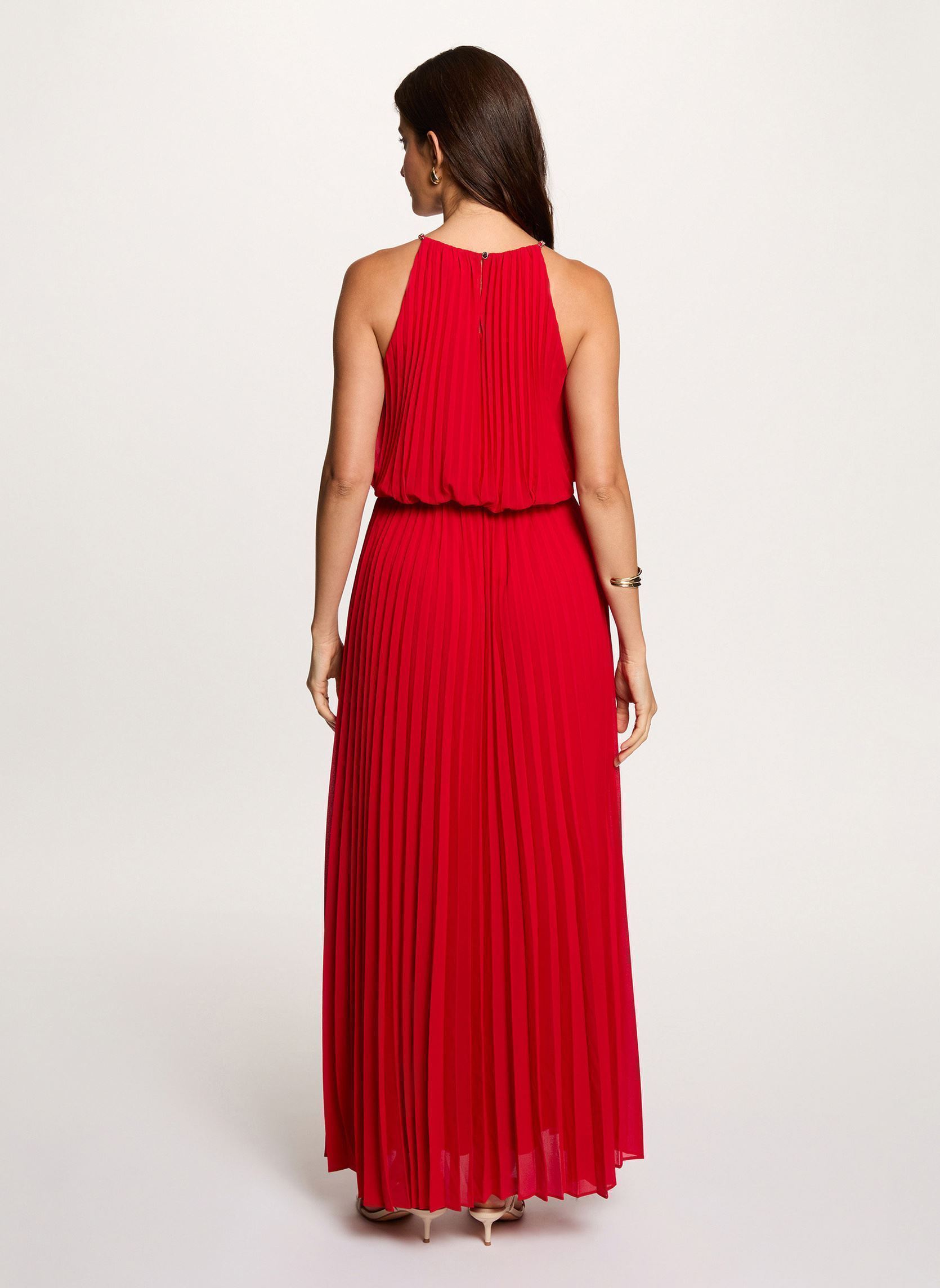 Lange jurken 261-RPLISSY dames rood Morgan Lange jurken 261-RPLISSY dames rood MAGMA M