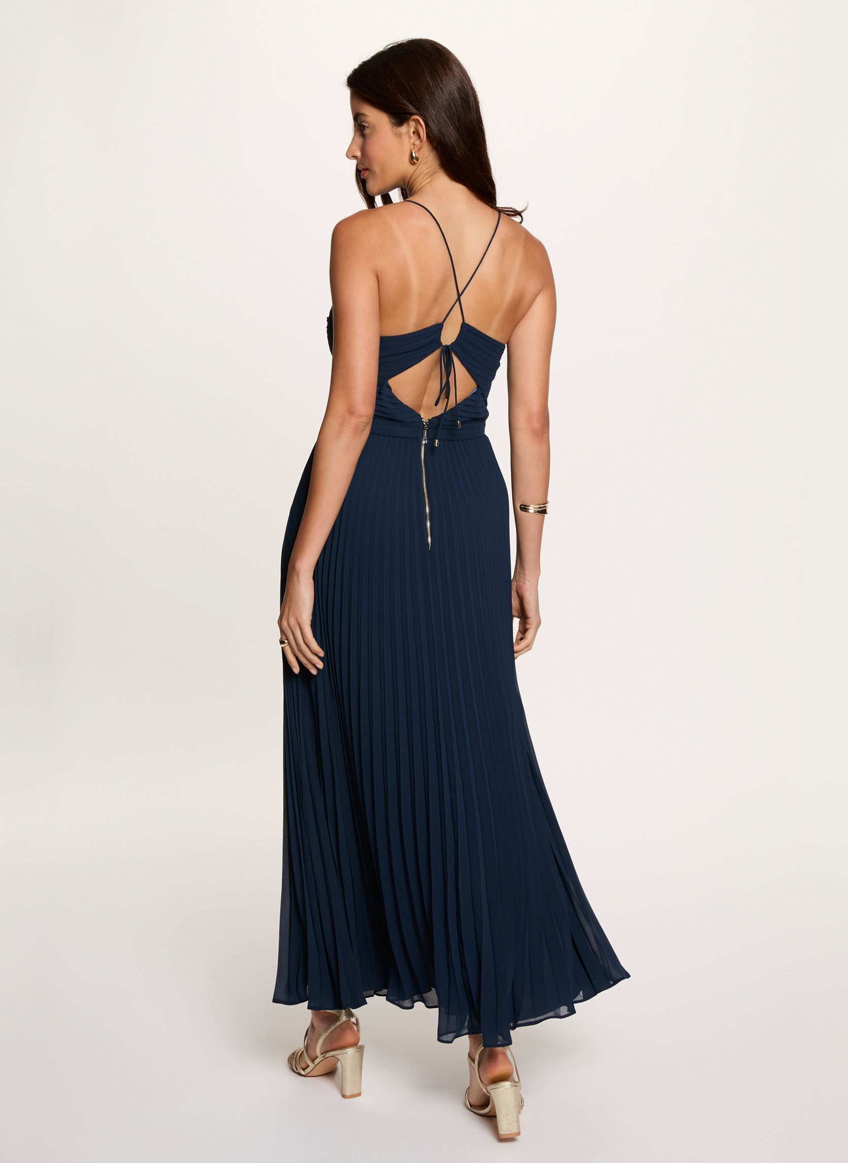 Robes longues 261-RPORTO femme bleu Morgan Robes longues 261-RPORTO femme bleu NAVAL ACADEMY