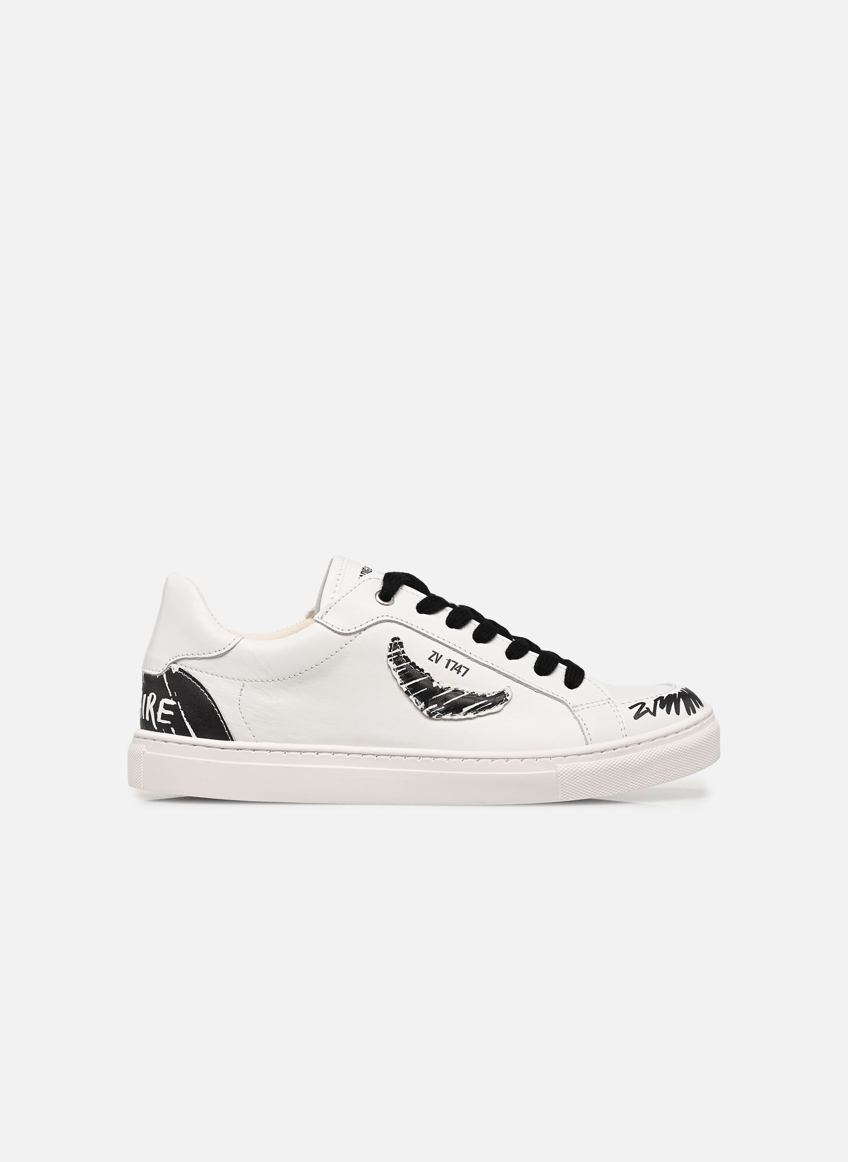 Sneaker X60605 mädchen weiß Zadig & Voltaire Sneaker X60605 mädchen weiß Blanc Noir