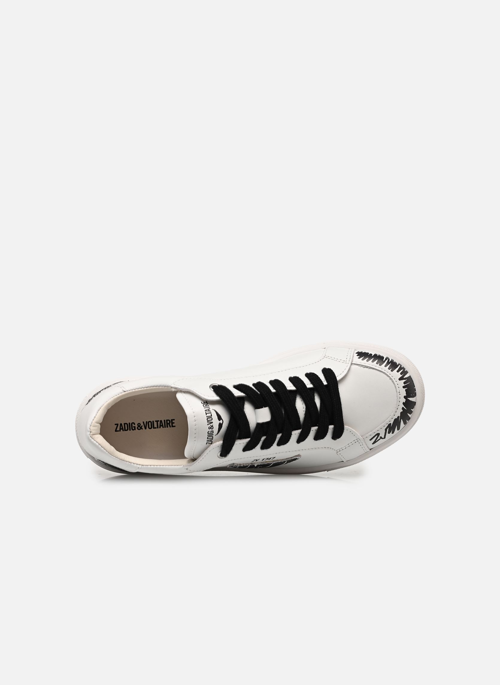 Sneaker X60605 mädchen weiß Zadig & Voltaire Sneaker X60605 mädchen weiß Blanc Noir
