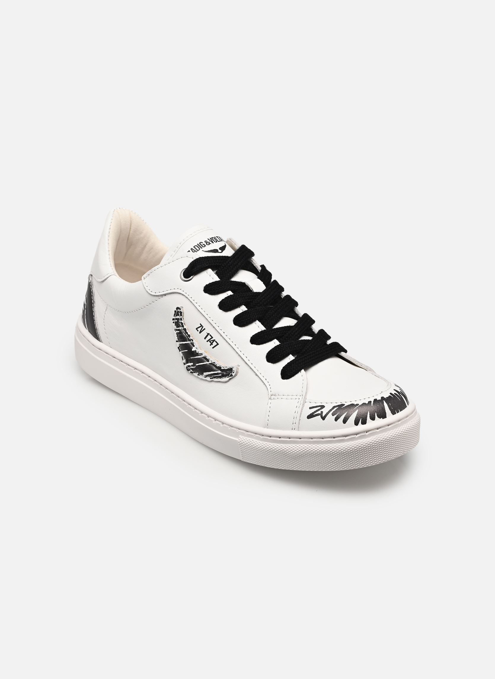Sneaker X60605 mädchen weiß Zadig & Voltaire Sneaker X60605 mädchen weiß Blanc Noir