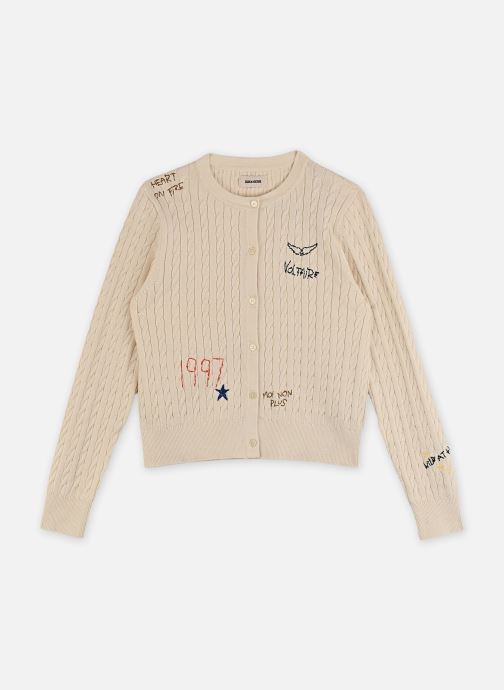 Zadig & Voltaire Strickjacken und Westen X60575 mädchen weiß