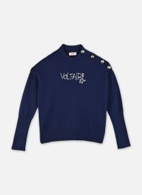 Pulls X60542 fille bleu
