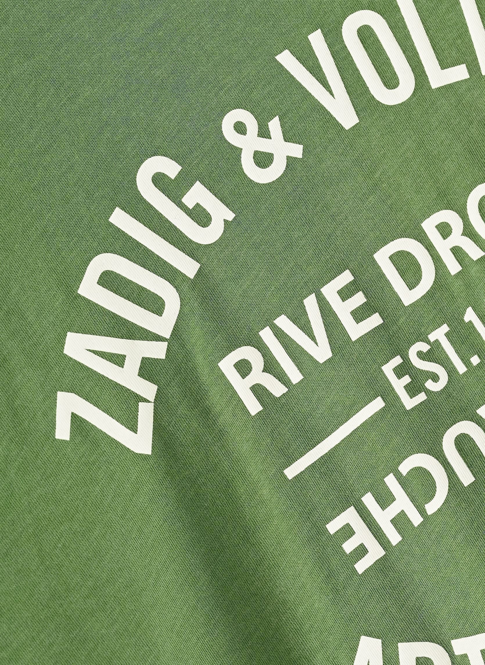 Kurzarm-T-Shirts X60532 mädchen grün Zadig & Voltaire Kurzarm-T-Shirts X60532 mädchen grün Willow Bough